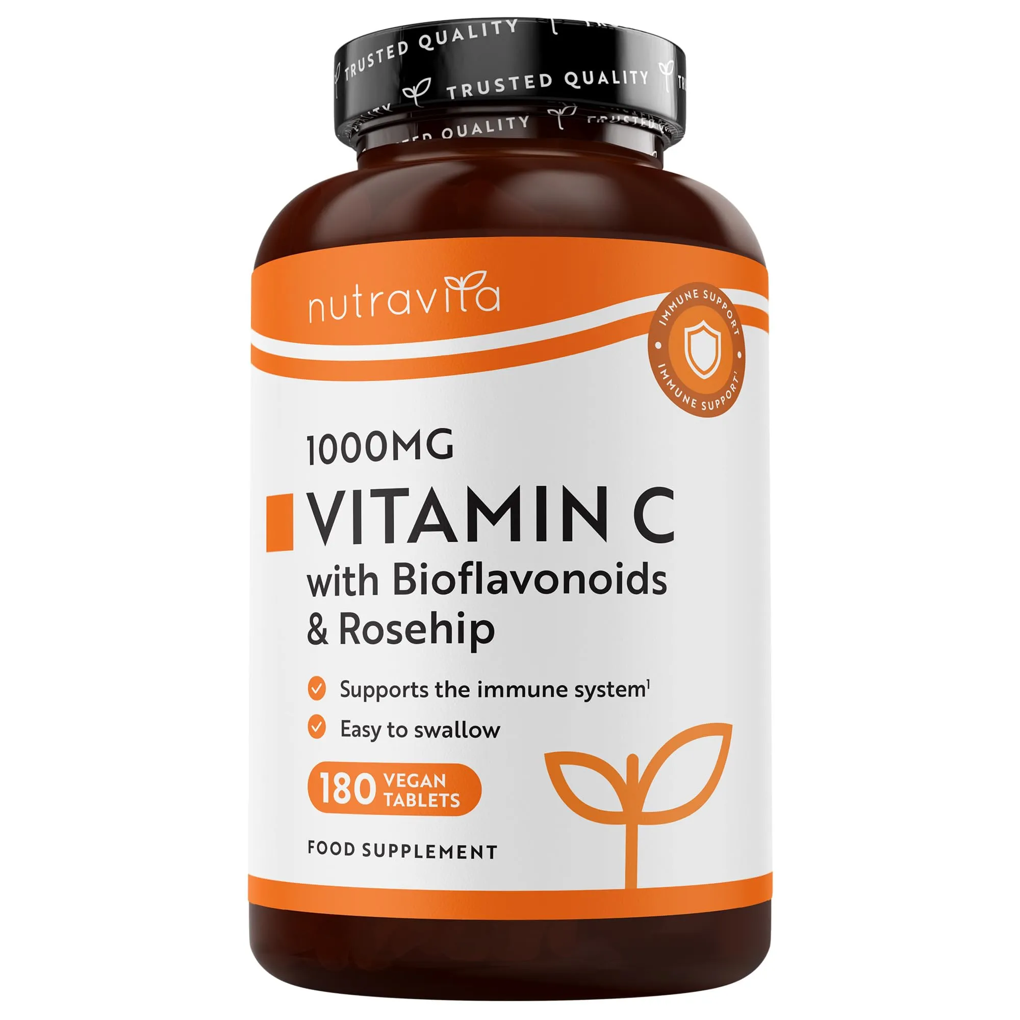 Vitamina C 1000mg Nutravita - Integratore con Rosa Canina e Bioflavonoidi