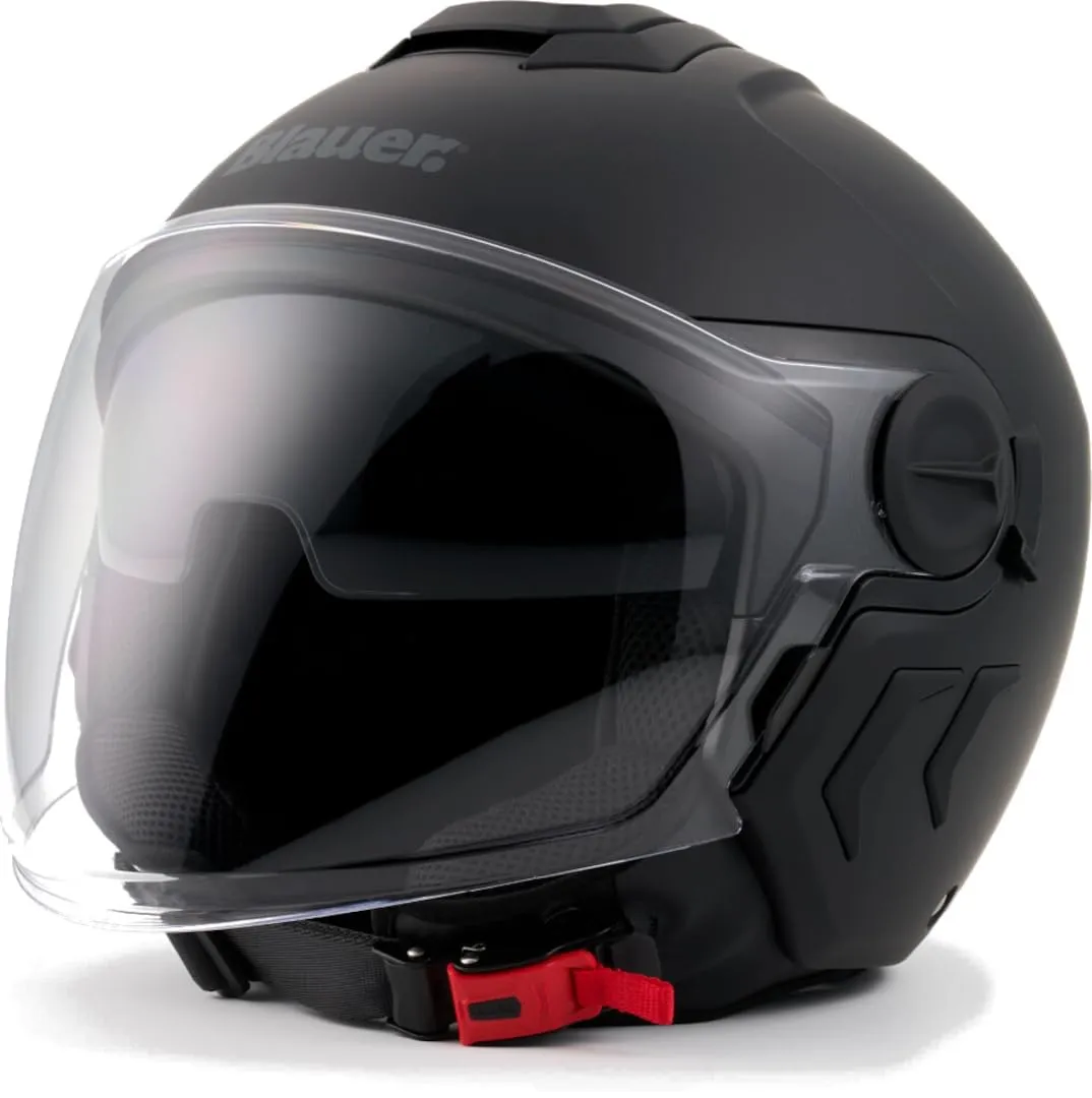 Casco Blauer DEMI JET DJ01 MONO H07 Nero Opaco