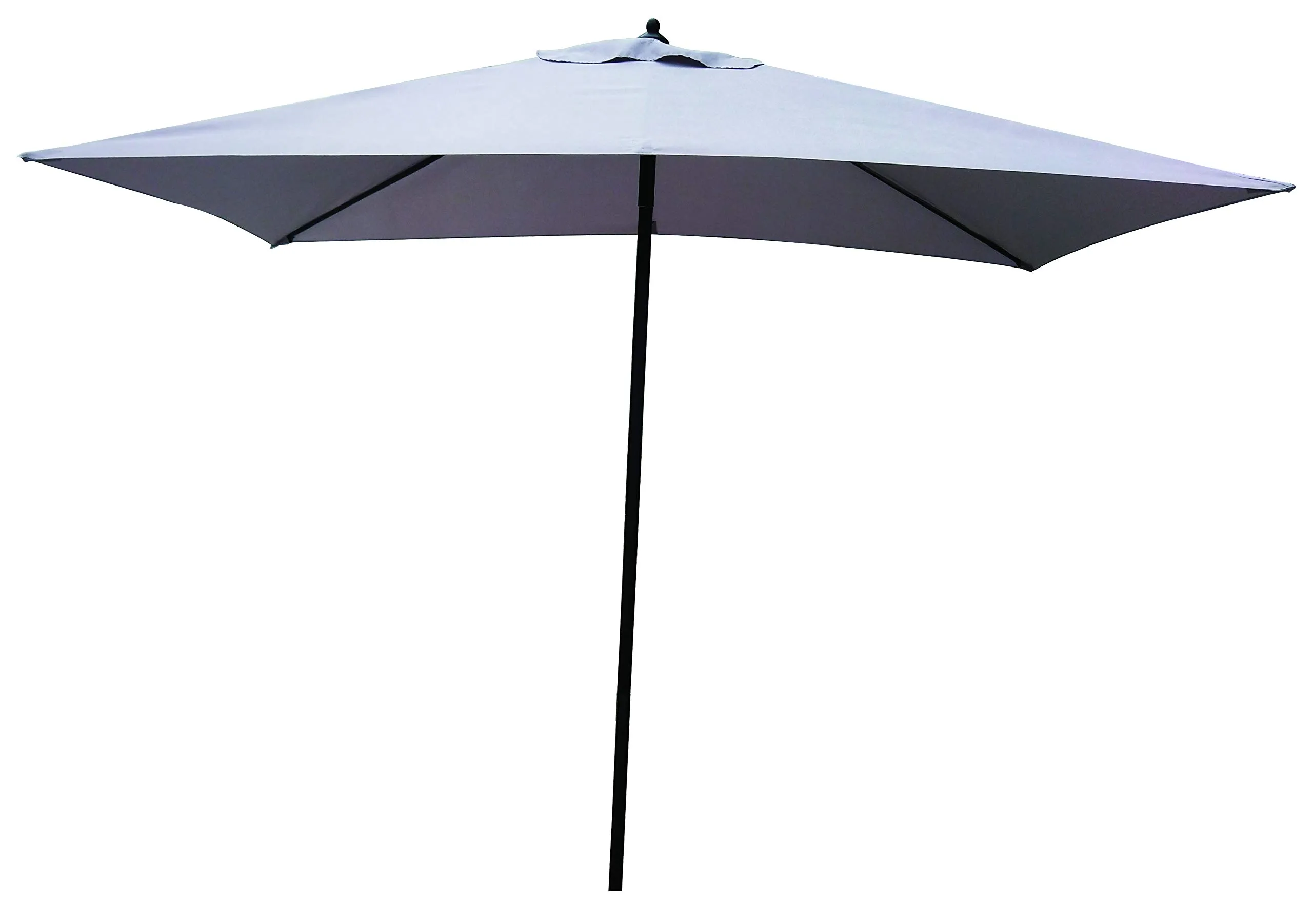 Ombrellone Rettangolare Push Up Garden Friend 2x3 Metri - Grigio