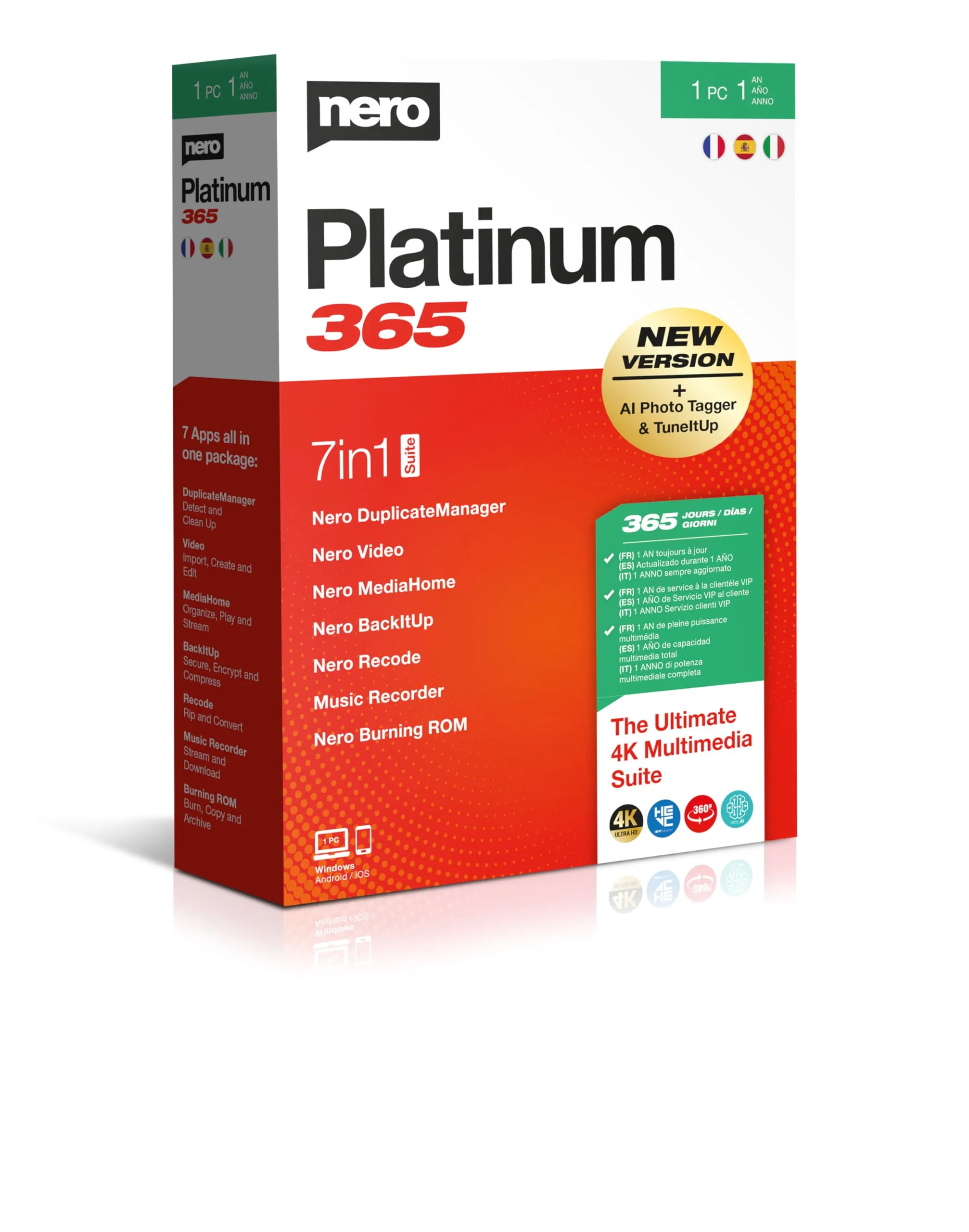 Nero Platinum 365 - La Suite Multimediale Completa per PC