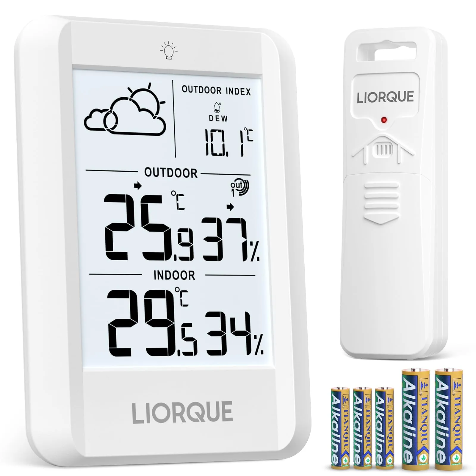 LIORQUE Stazione Meteo con Sensore Esterno
