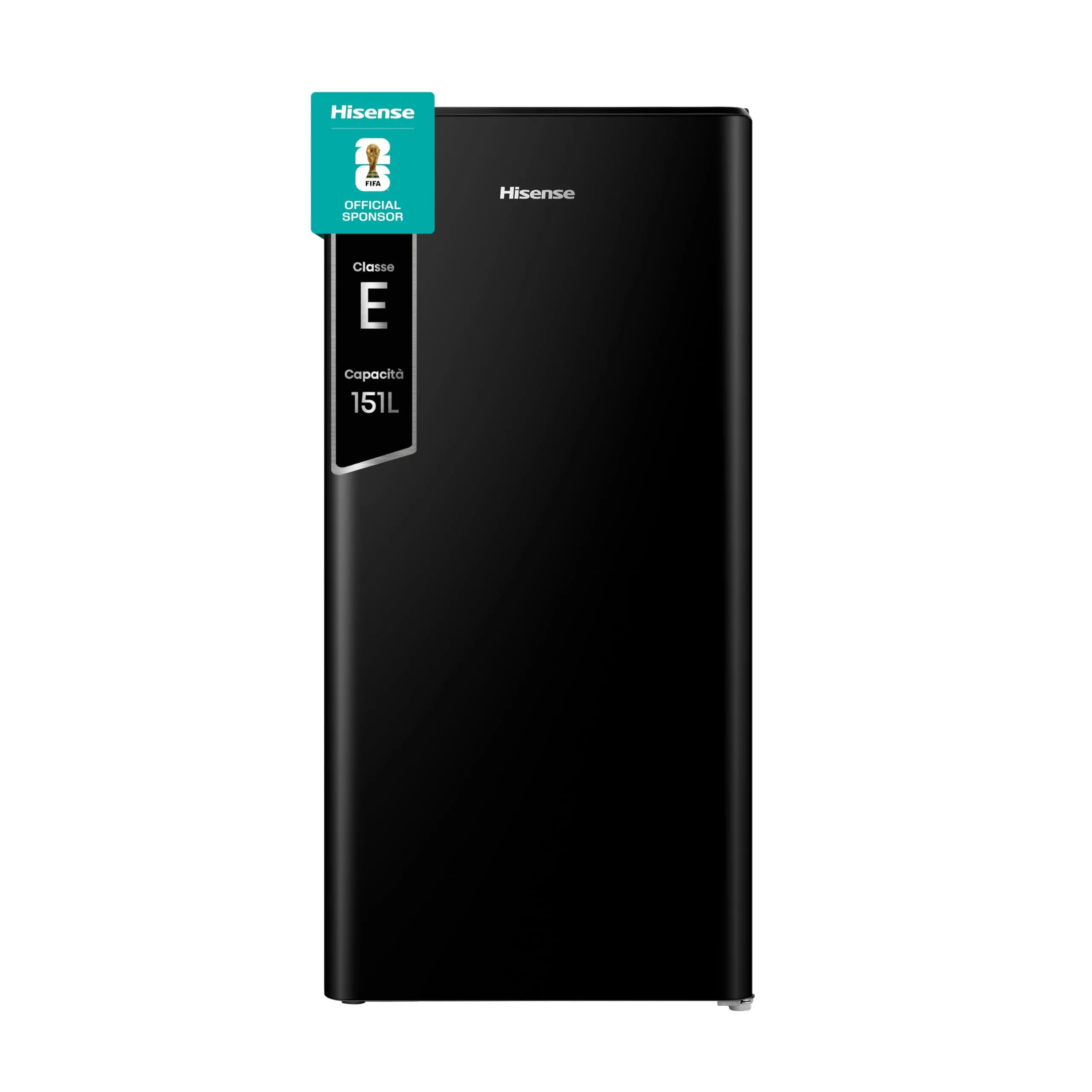 Hisense MUR52151BE Frigorifero Monoporta, 150 Litri, 40 Decibel, Senza installazione, Nero