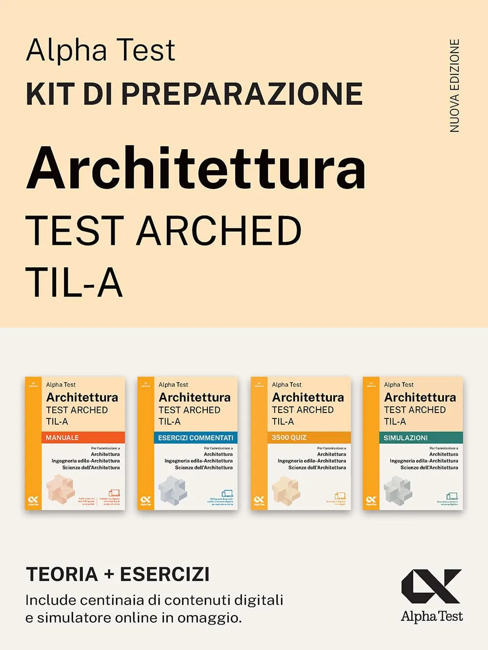 Alpha Test Architettura ARCHED, TIL-A 2026-2027. Kit di preparazione