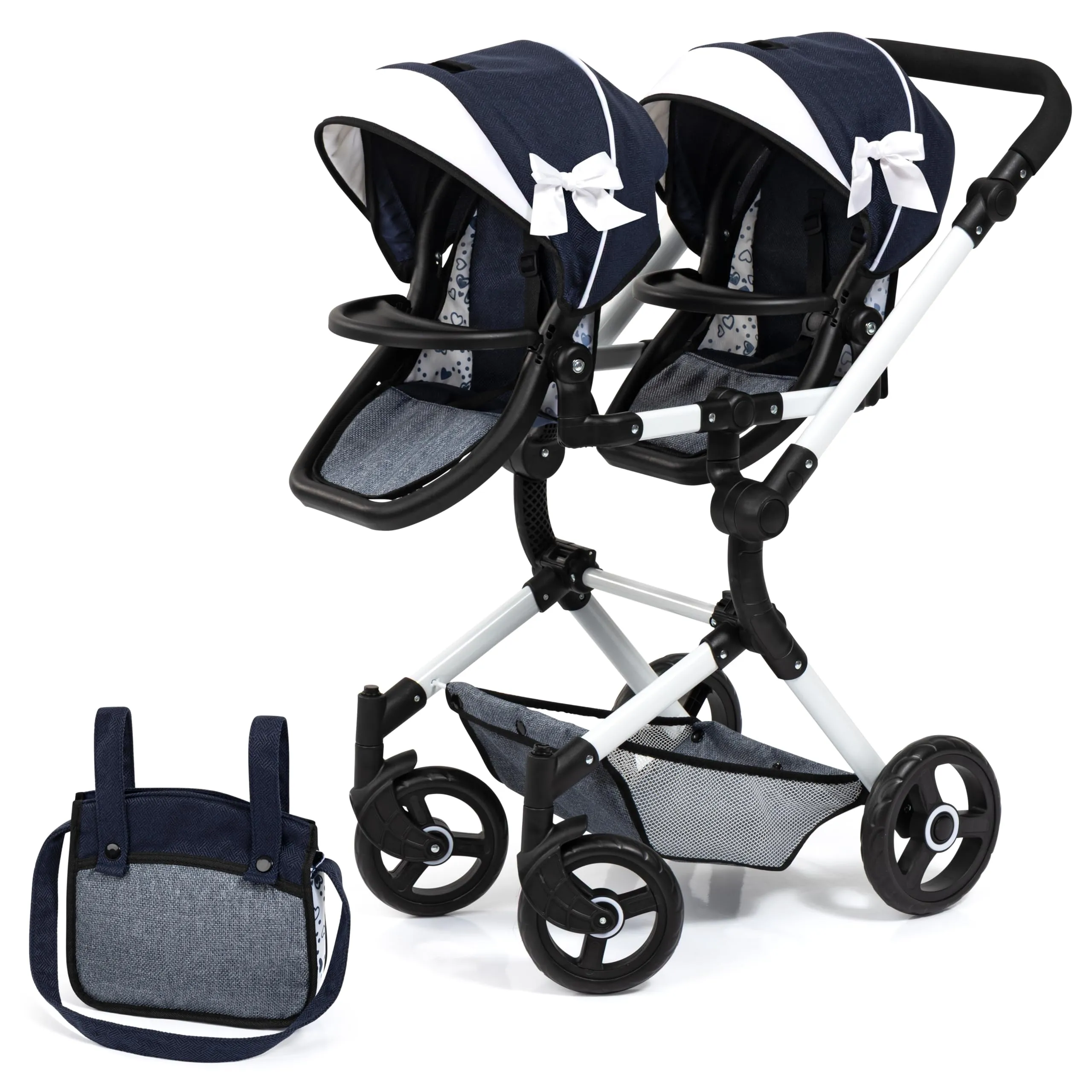 Bayer Design Twin Neo - Carrozzina Gemellare per Bambole