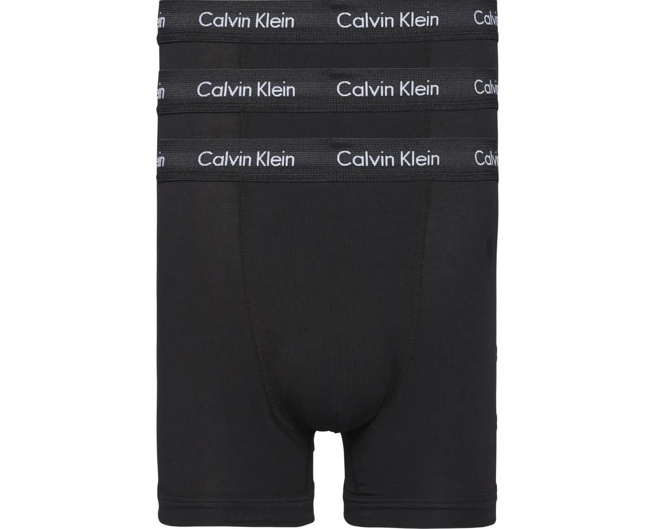 Calvin Klein Trunk 3pk 0000U2662G Boxer Uomo, Nero