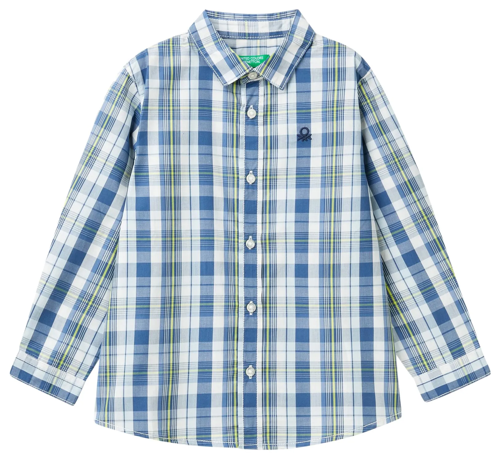 Camicia Uomo United Colors of Benetton Popeline Logo