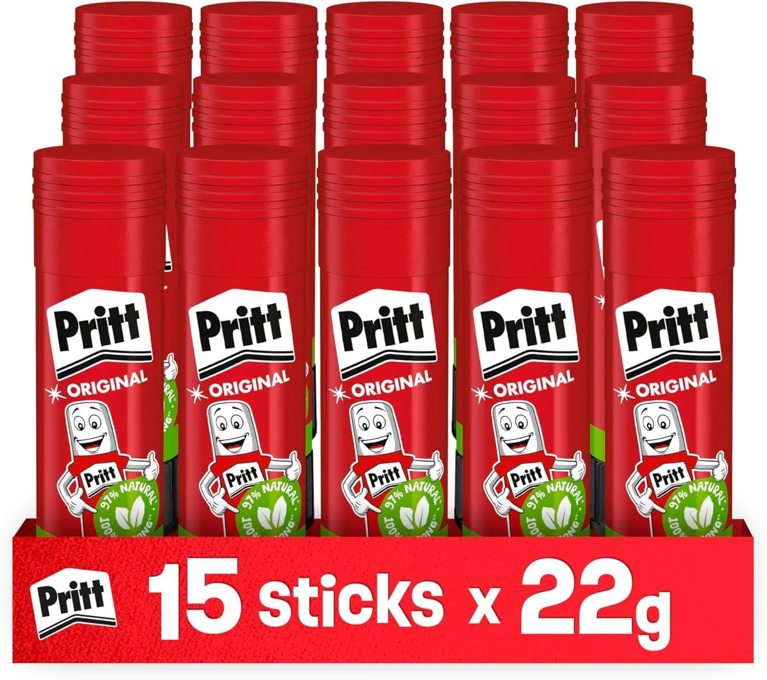 Pritt Colla Stick - 15 x 22g: L'alleato perfetto per creatività e incollaggi impeccabili