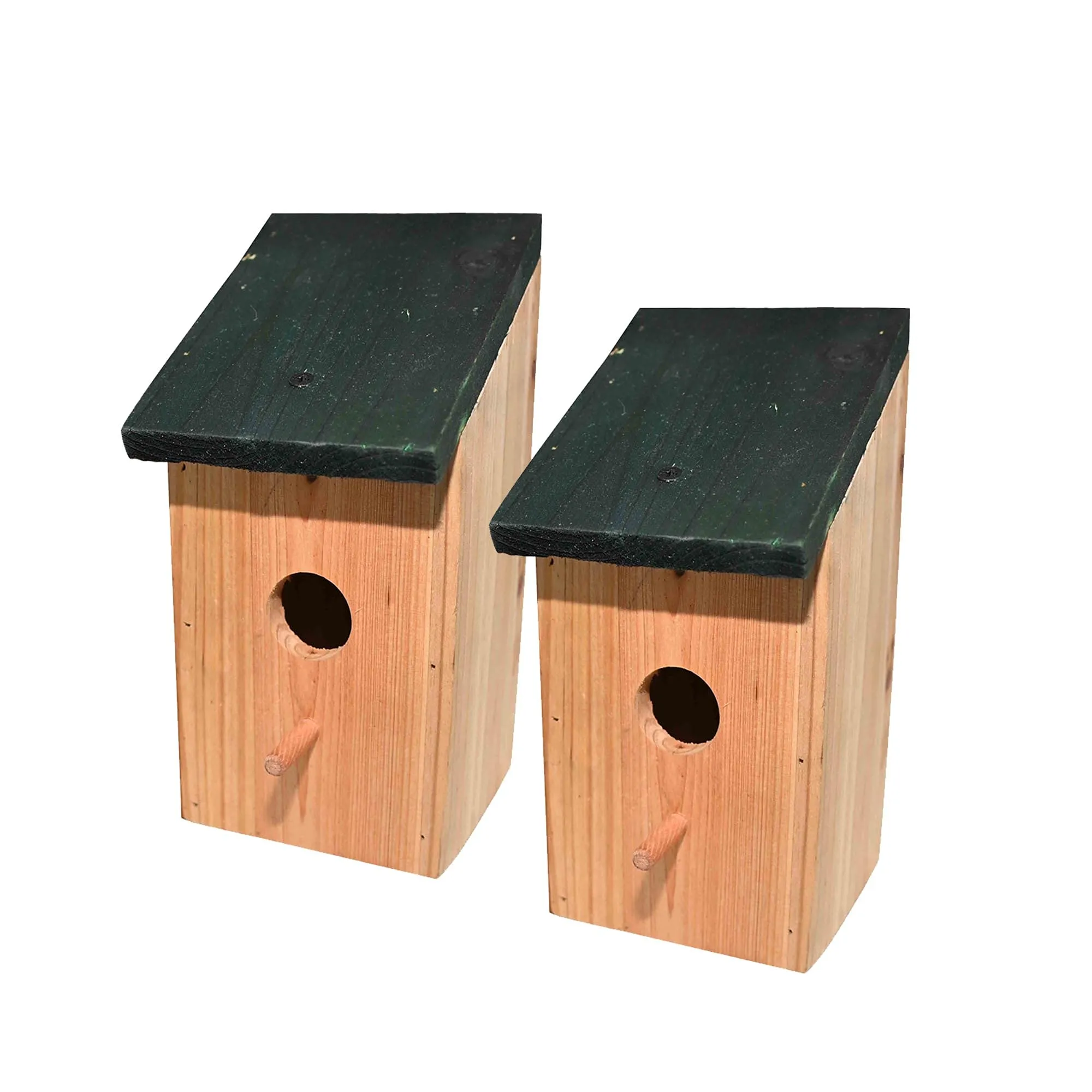 Ram© - Set di 2 casette per uccelli in legno