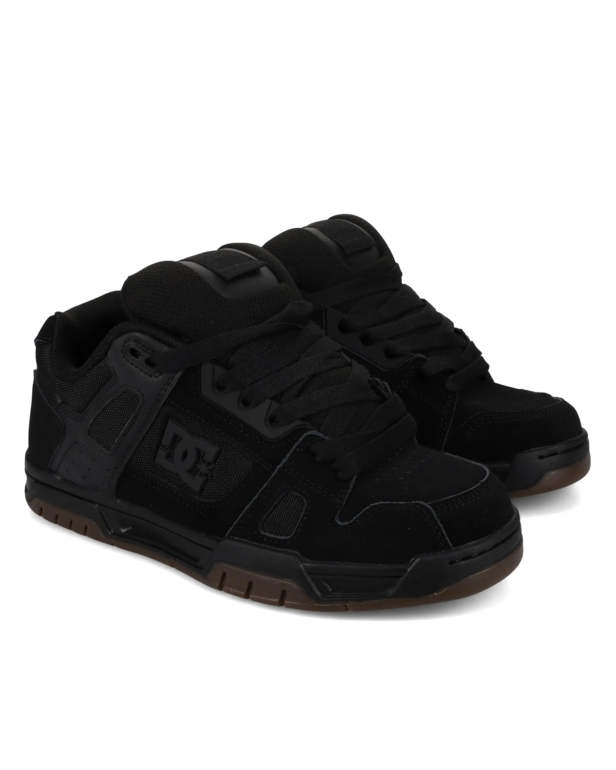 DC Shoes Stag Scarpe da Skateboard Uomo, Nero/Gomma