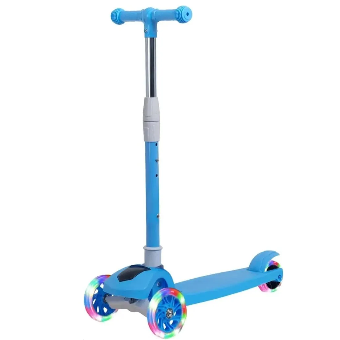 Monopattino Pieghevole FlashRide per Bambini: Divertimento e Sicurezza con Luci LED