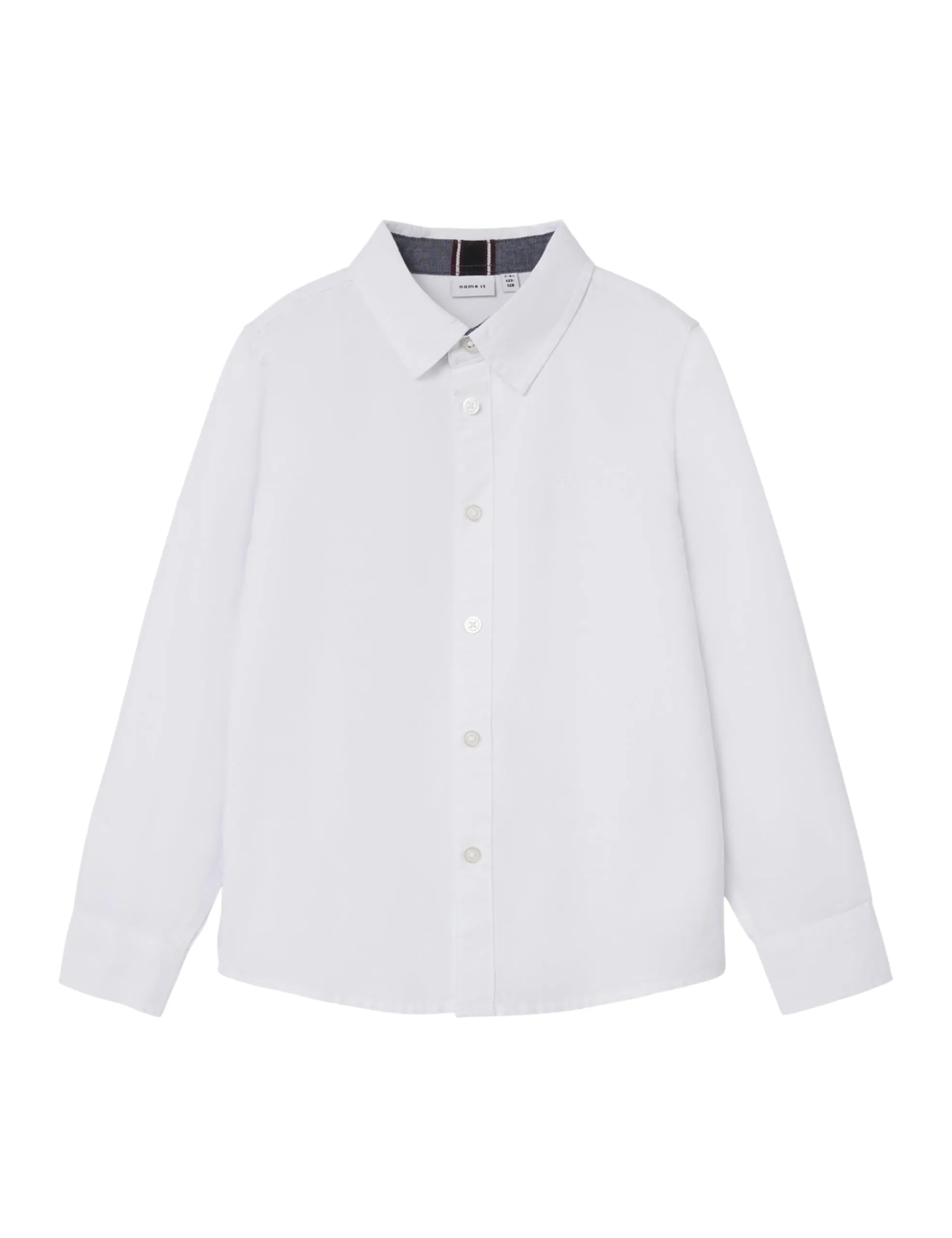 NAME IT Nkmnewsa LS Shirt Noos, Camicia Bambini e Ragazzi, Bianco, 98