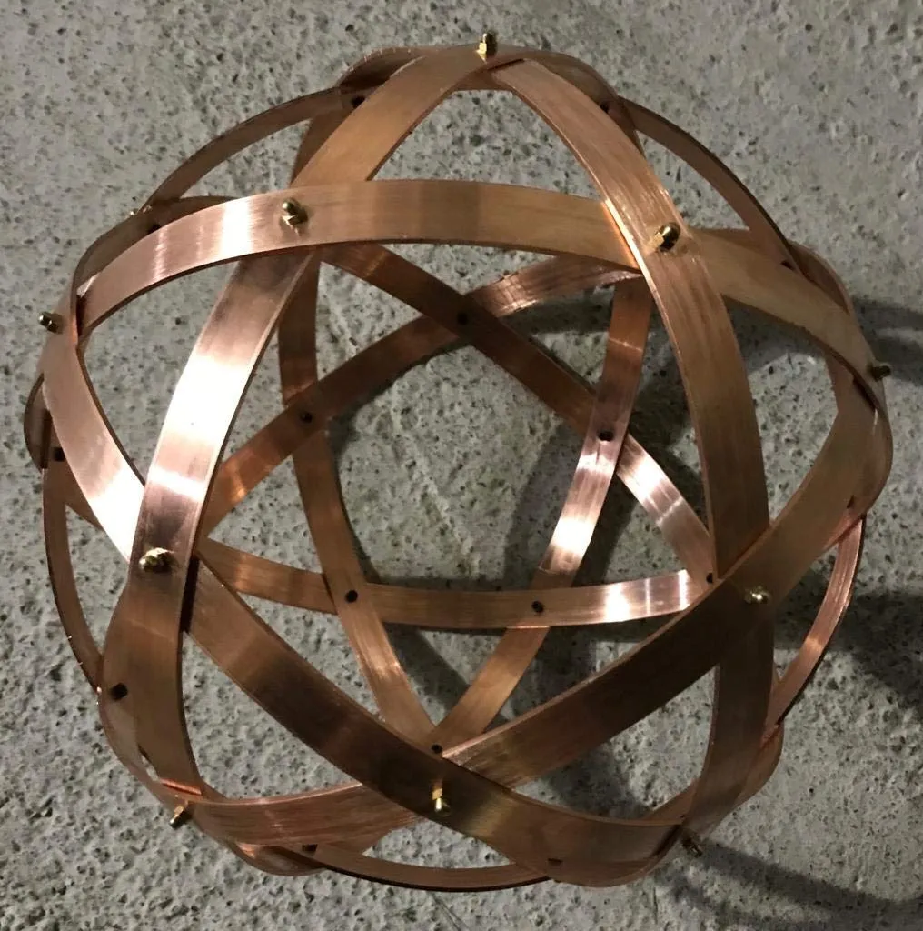 Genesa Pentasfera in Rame - Diametro 32 cm