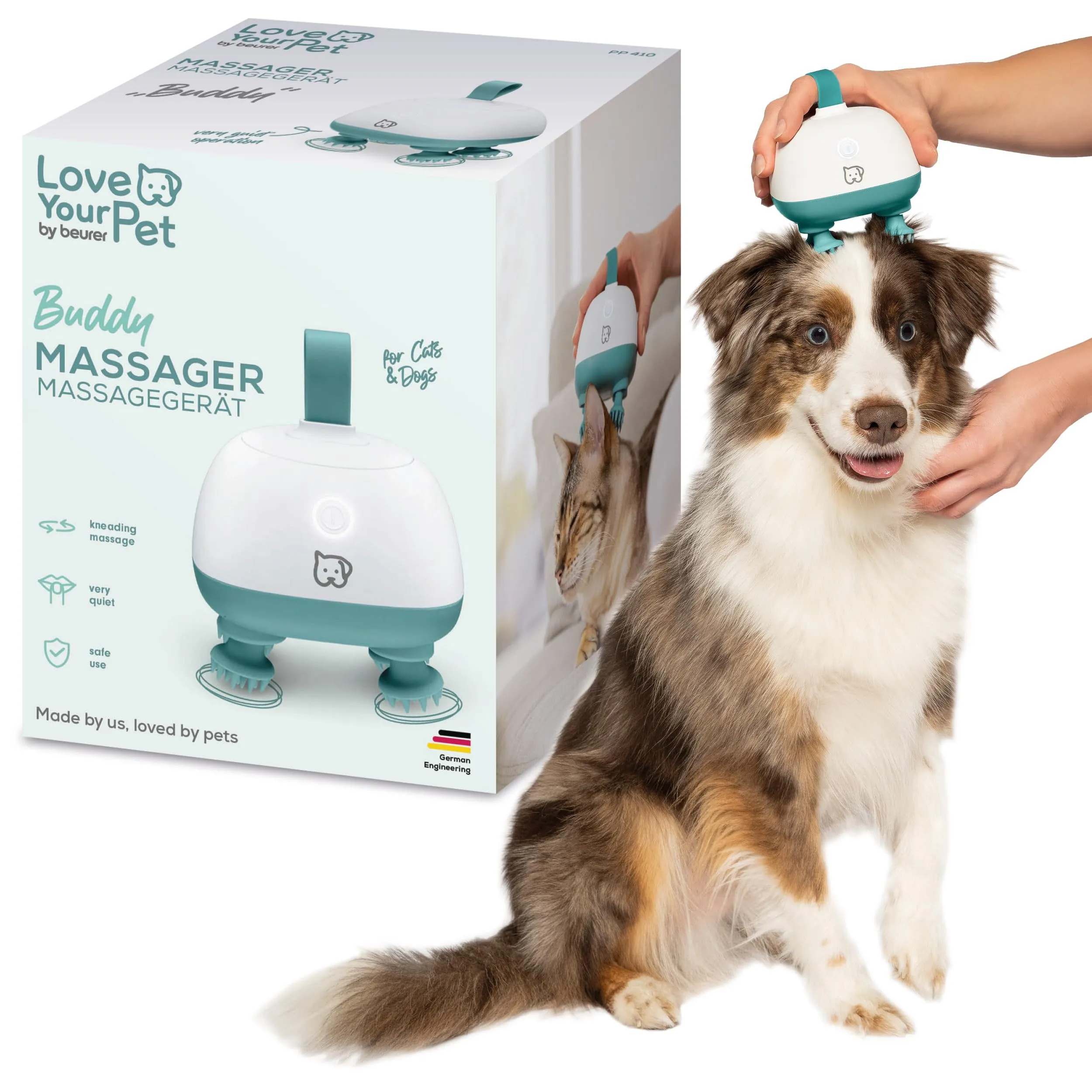 Beurer Love Your Pet Massaggiatore Buddy per cani e gatti