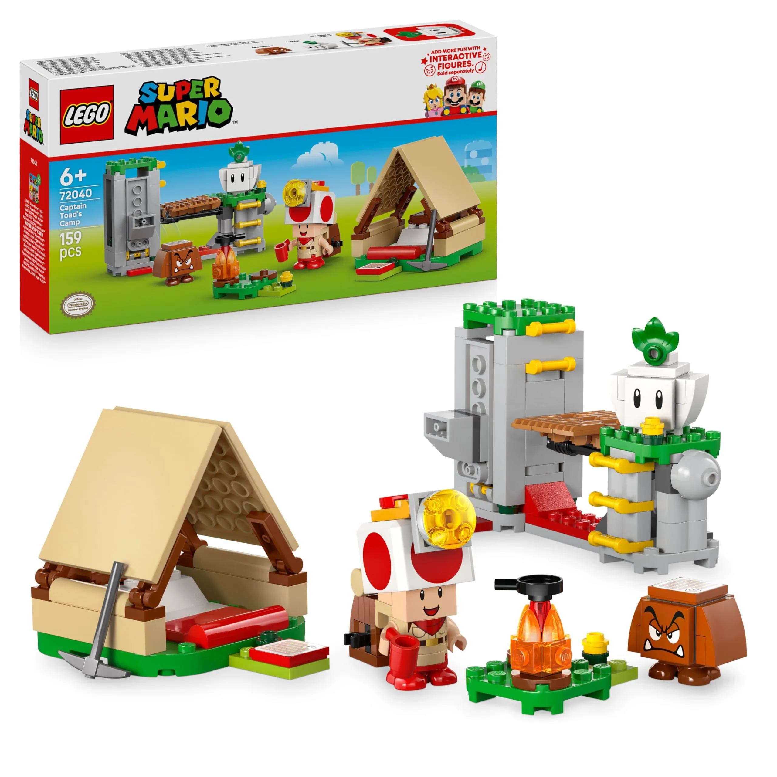 LEGO Super Mario In Campeggio con Capitan Toad - Avventura Interattiva per Giovani Esploratori
