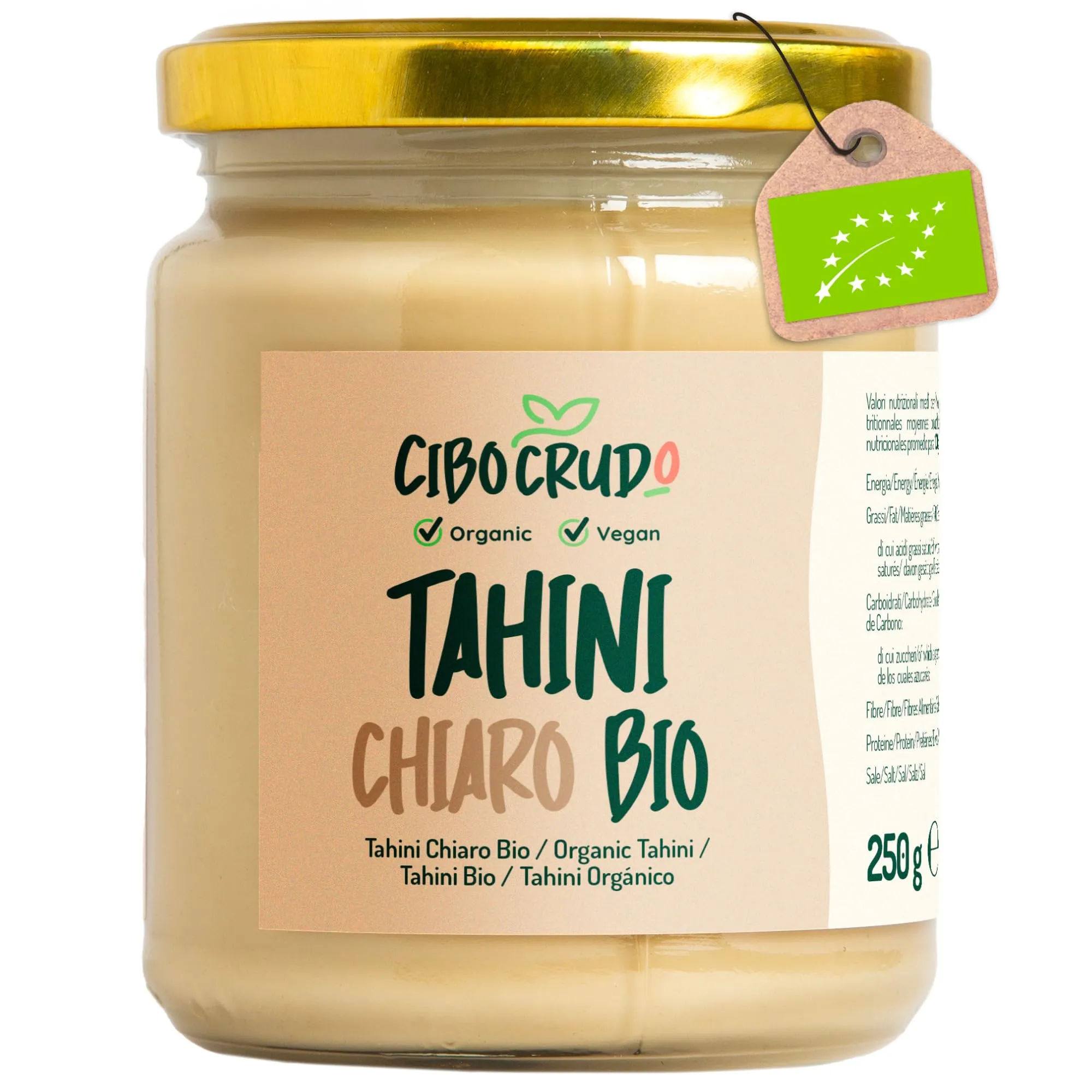 Tahini di Sesamo Bio - CiboCrudo - 250g