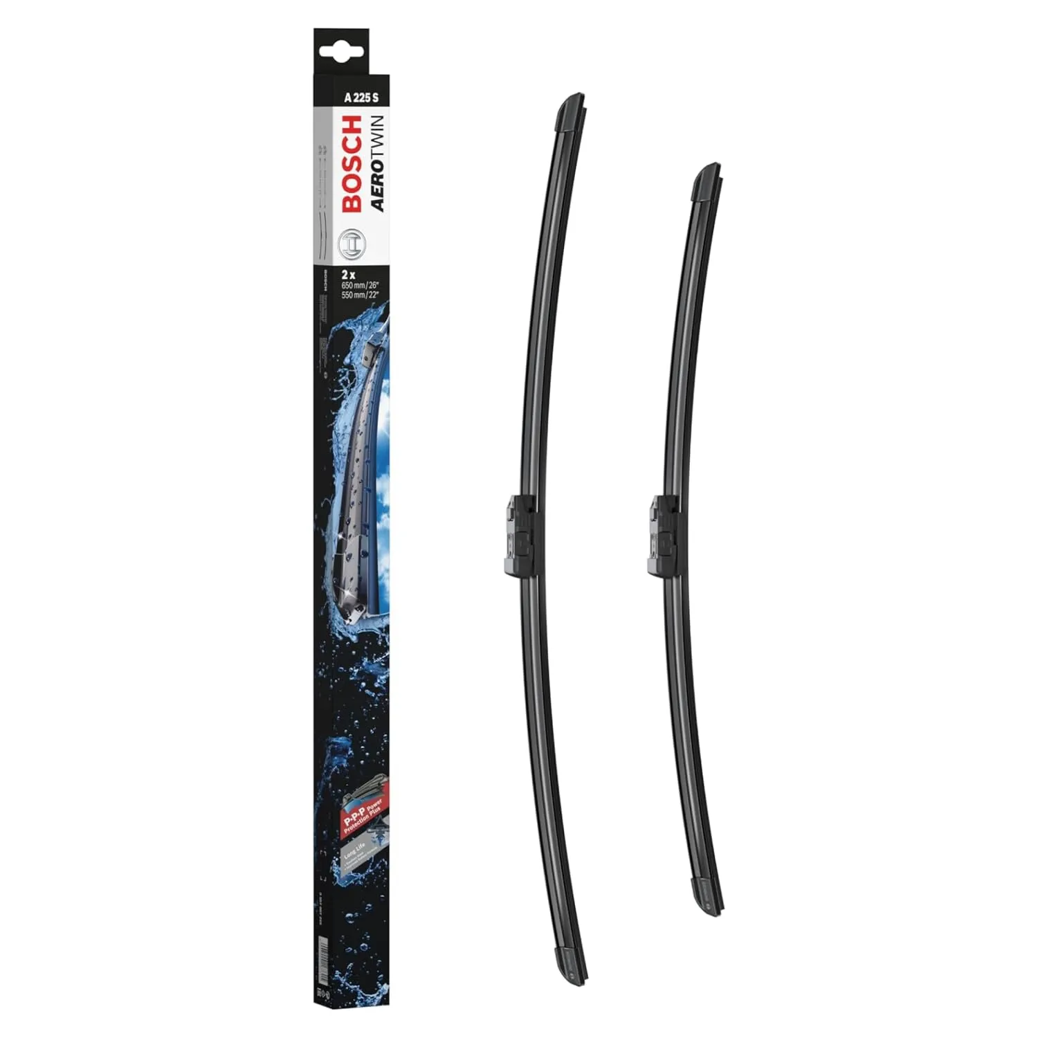 Bosch Aerotwin A225S - Set Tergicristalli per Parabrezza Anteriore