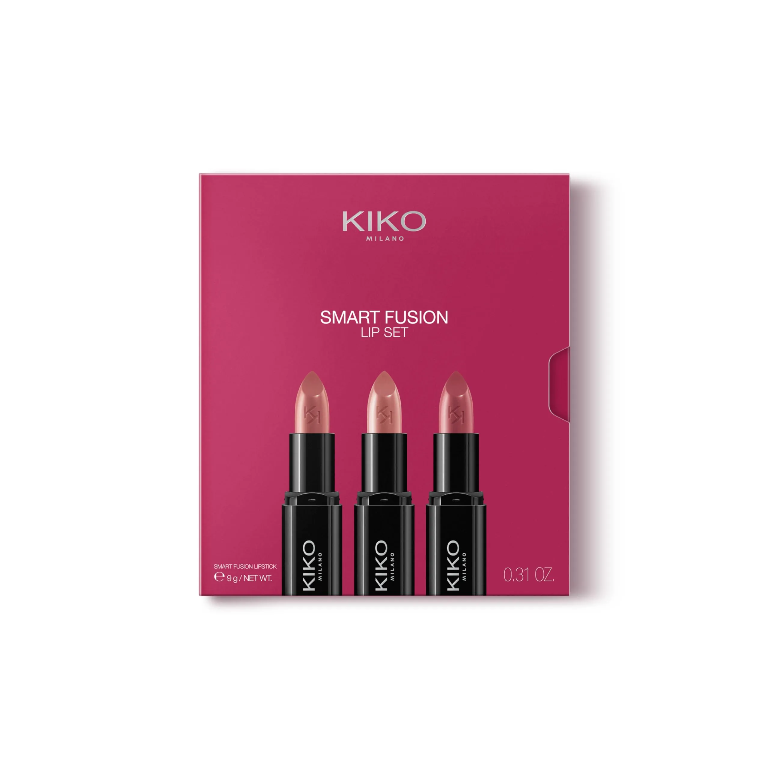 KIKO Milano Smart Fusion Lip Set - Kit Labbra Rossetti Luminosi