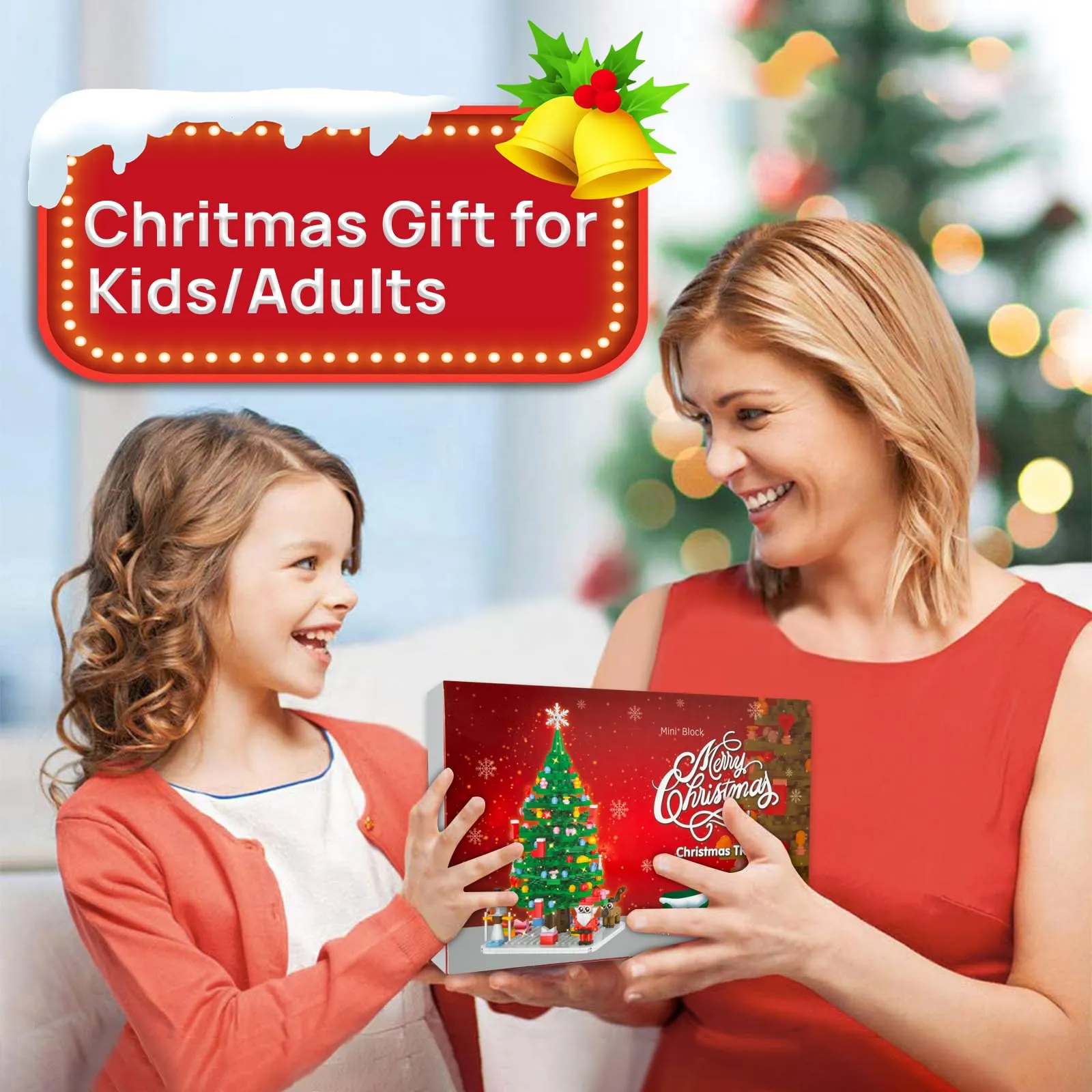 Calendario dell'Avvento di Natale Confezione regalo Nativà fai da te Gesù Mattoni Giocattoli 24 giorni Calendario conto alla rovescia Sorpresa Decorazione natalizia per la casa  15