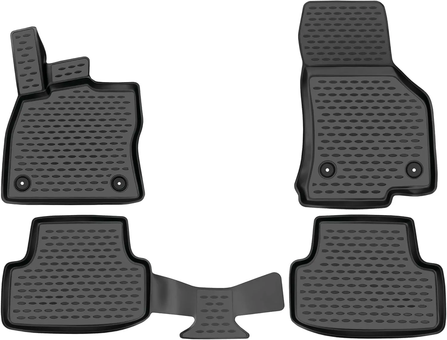 Tappetini Auto in Gomma TPE 3D per Volkswagen T-ROC (2017-2025) - Element Set