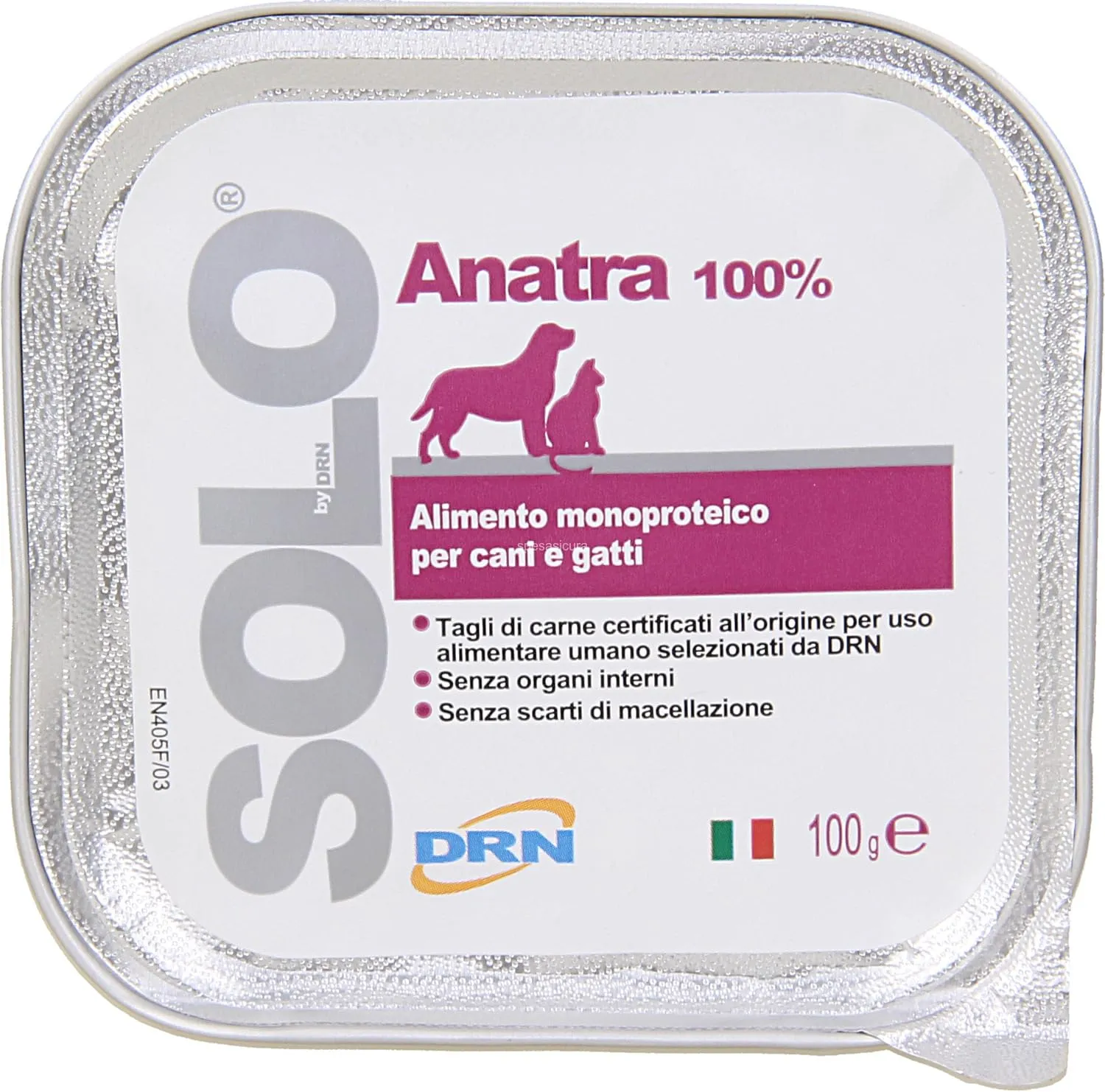 DRN Solo Anatra 100gr - Confezione da 32