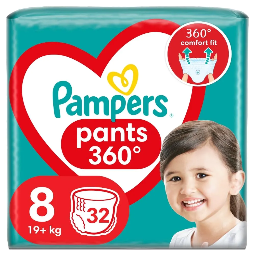 Pampers Pannolini Taglia 8 (19+ kg) - 32 Pezzi