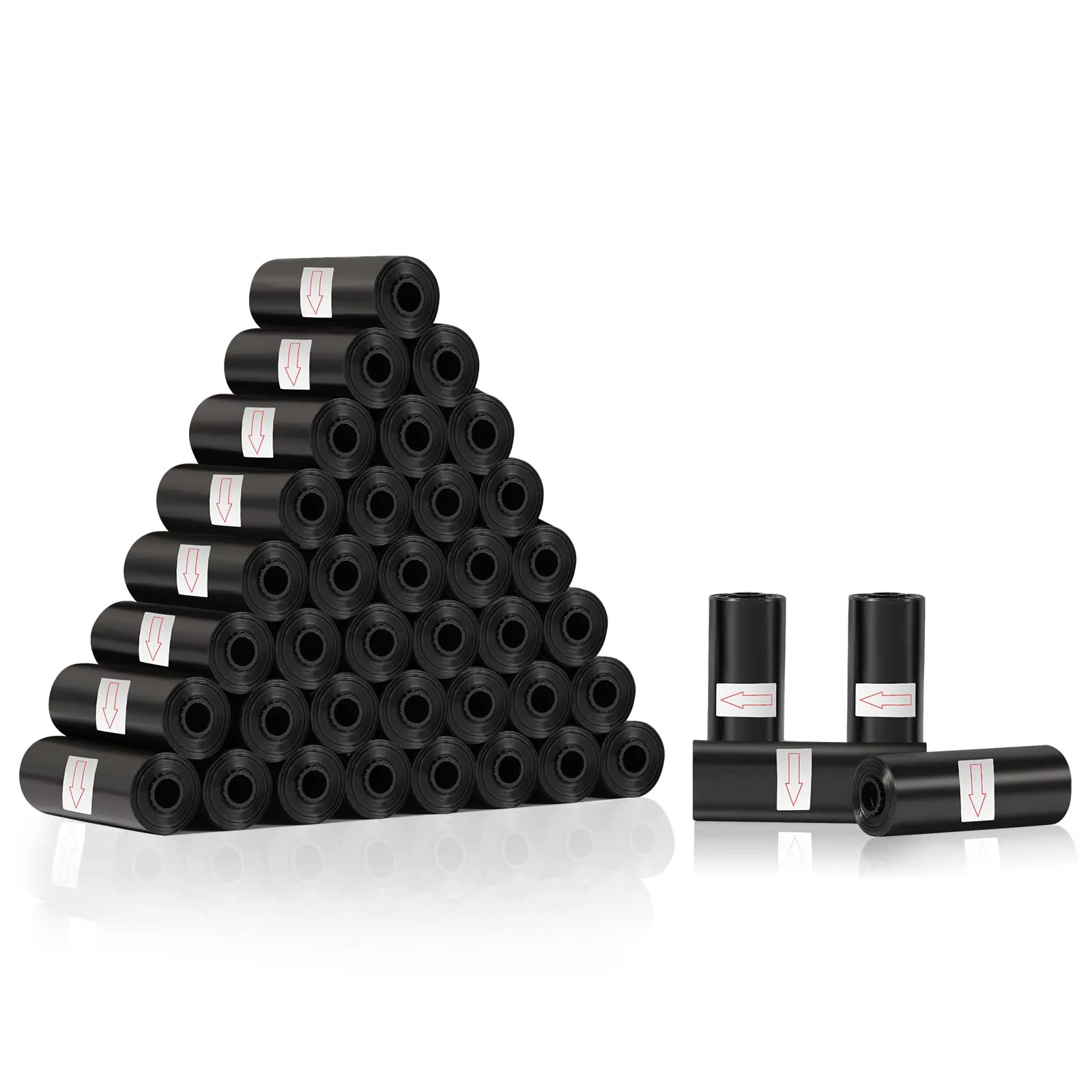 Diboniur Sacchetti Cane Cacca, 600 Pezzi, Nero