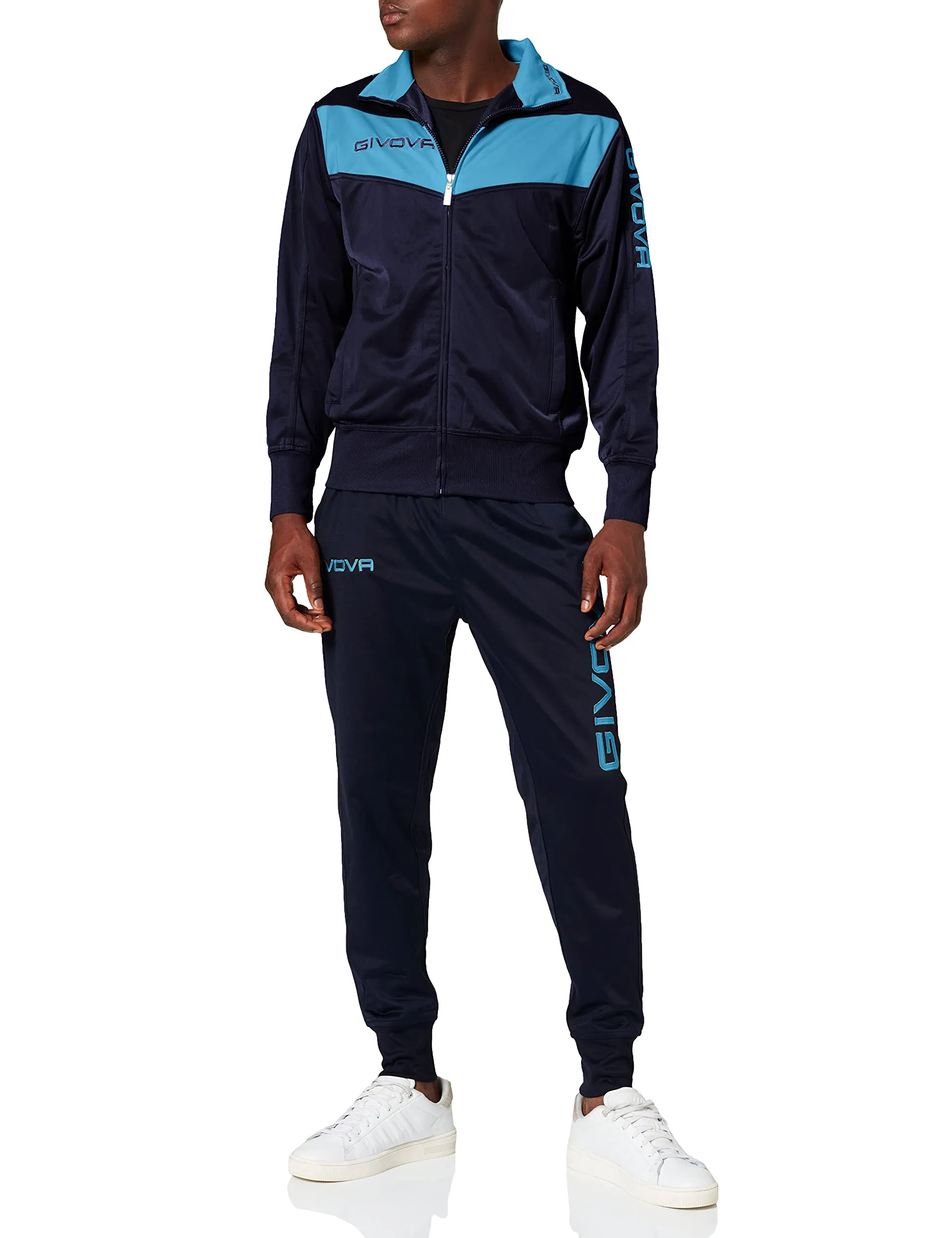 Givova Tuta Visa Unisex Adulto Blu/Turchese L