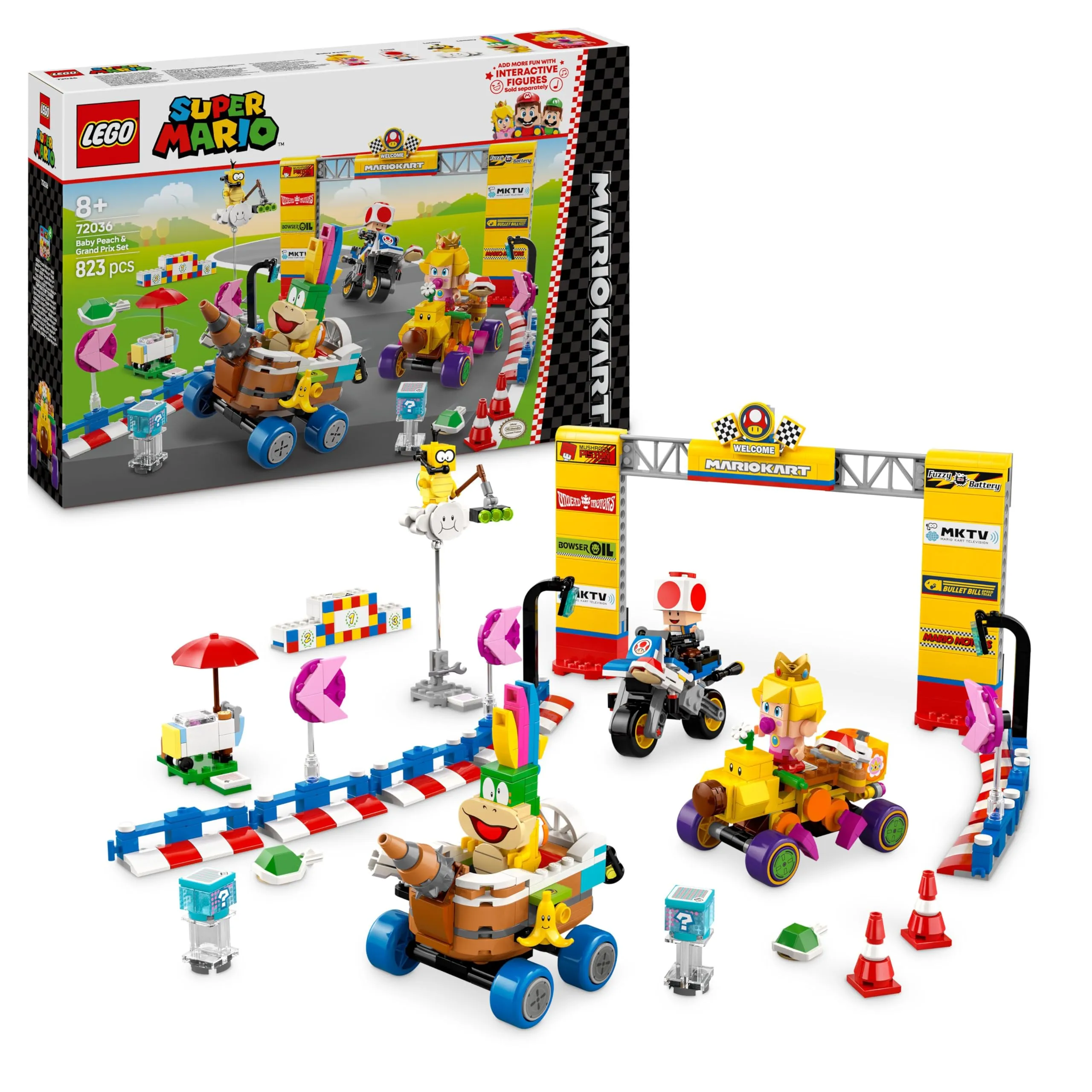 LEGO Super Mario Kart: Pack Baby Peach e Gran Premio 71436