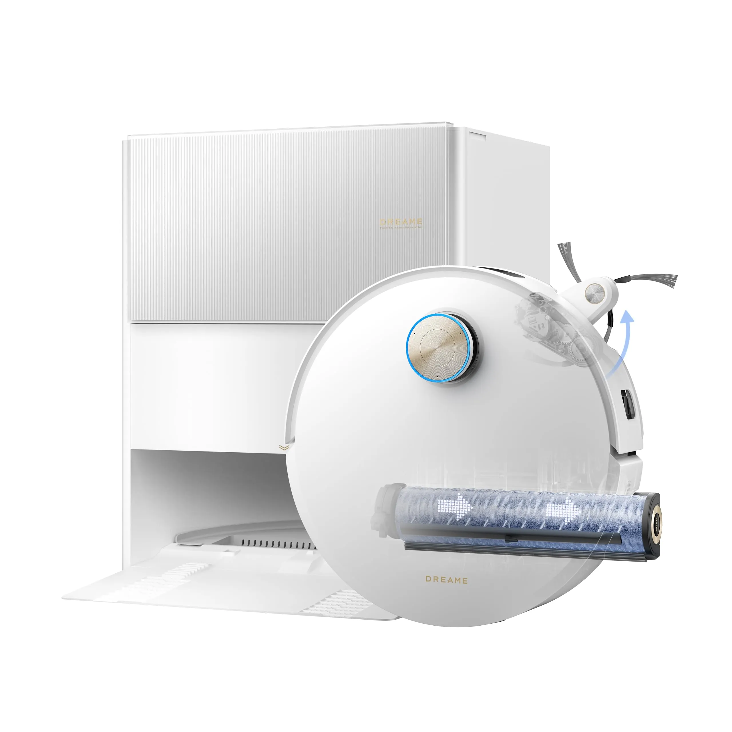 Dreame Aqua10 Ultra Roller: Robot Aspirapolvere e Lavapavimenti con Autopulizia