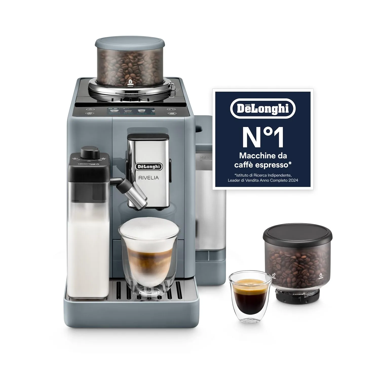 De'Longhi Rivelia Perfetto EXAM440.55.G Macchina da Caffè Automatica