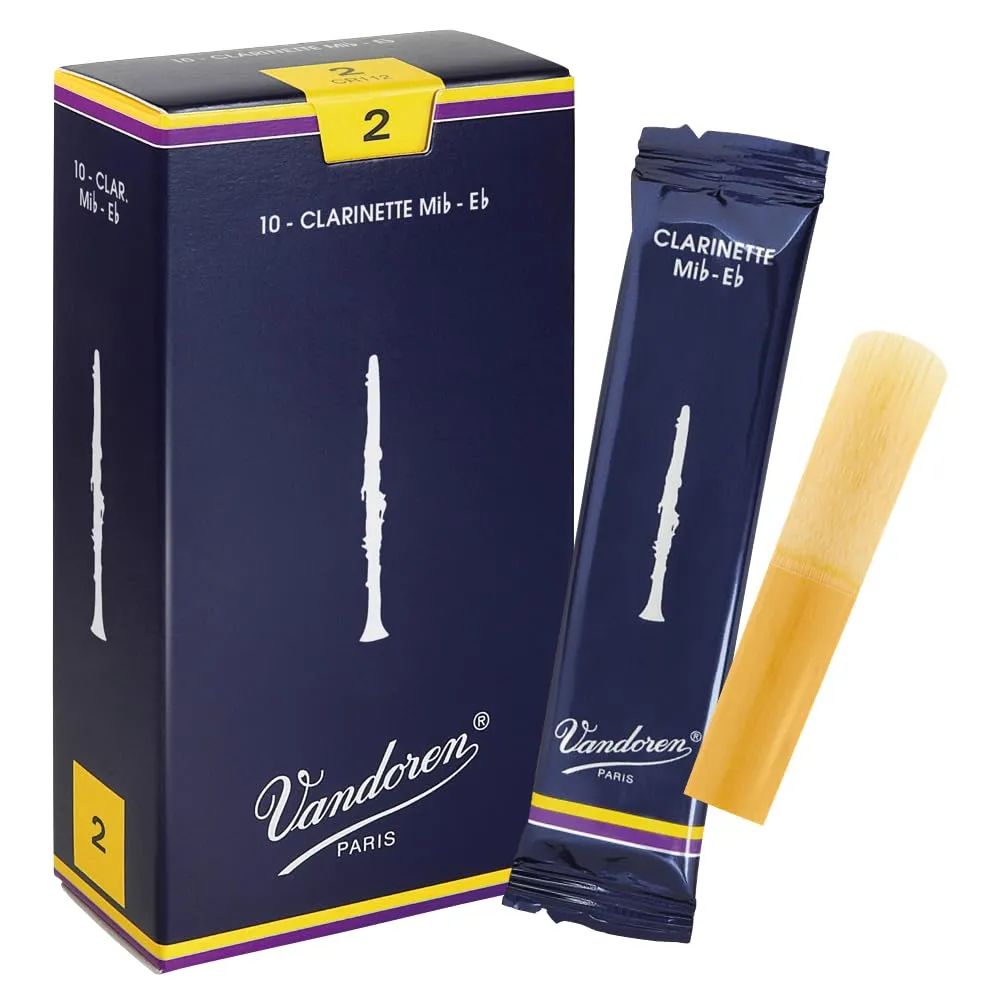 Vandoren CR112 Ance per Clarinetto Mib/Eb, Forza 2, Scatola da 10