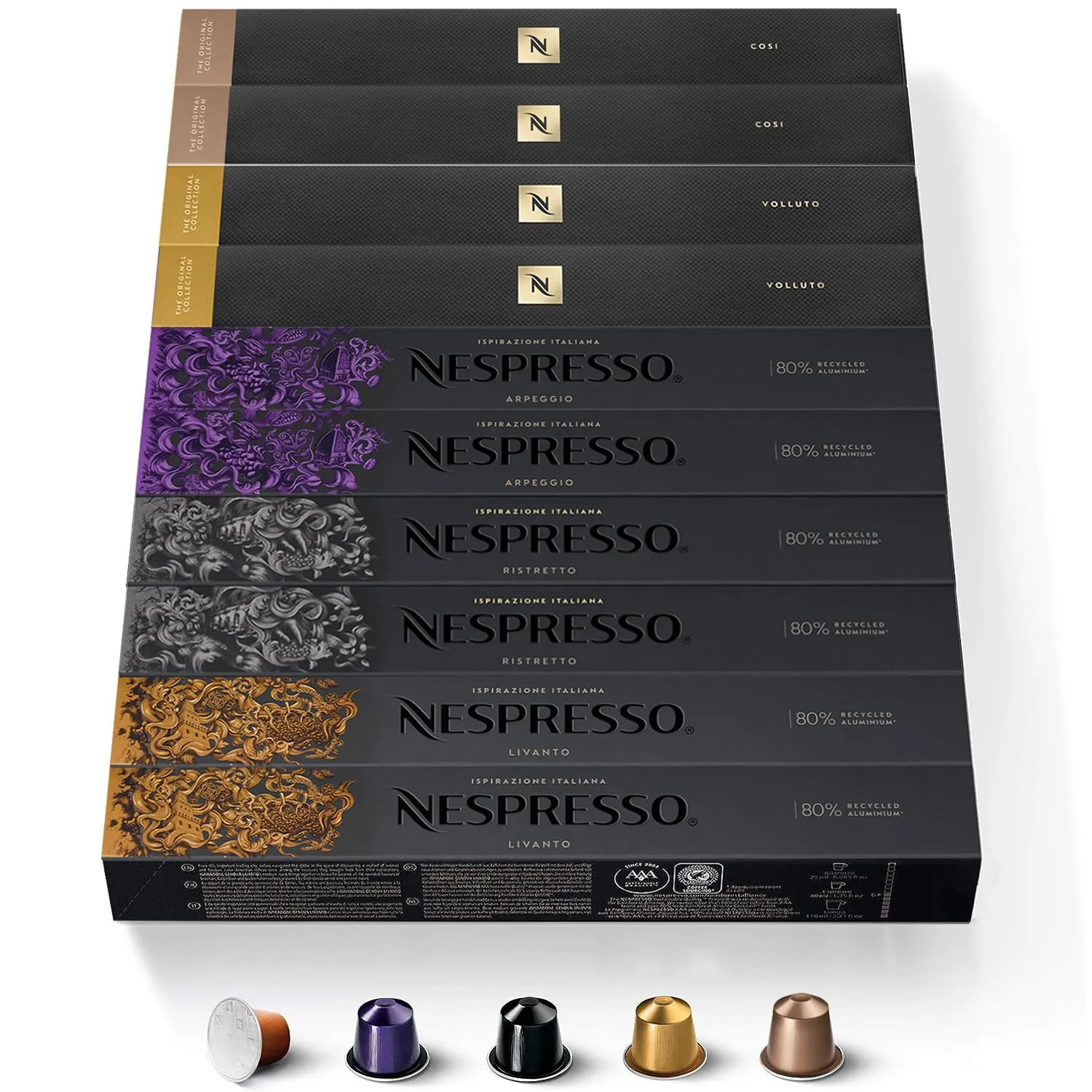 Capsule Nespresso Original - Selezione Balanced da 100 Capsule