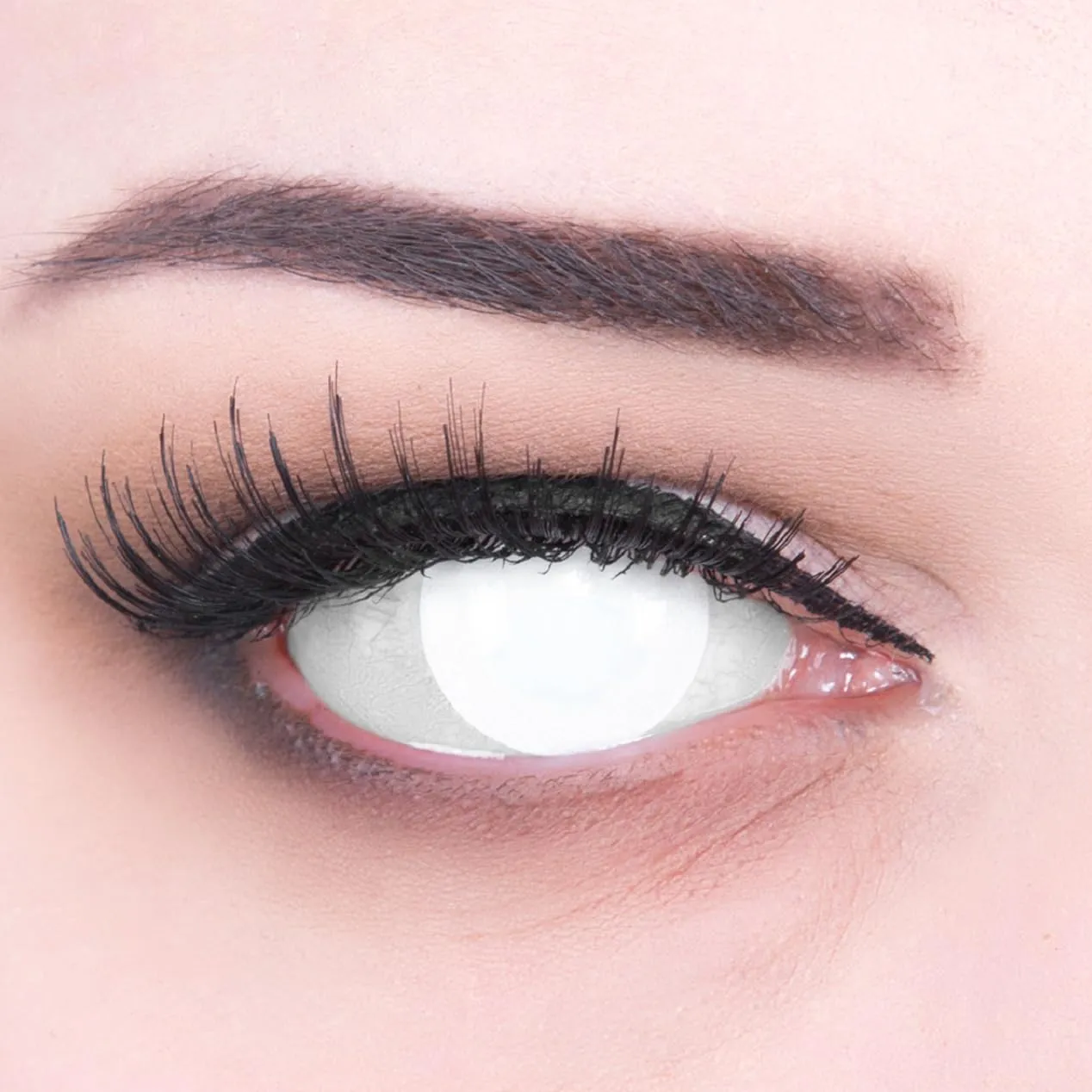 Meralens Lenti a Contatto Colorate Bianche Blind White