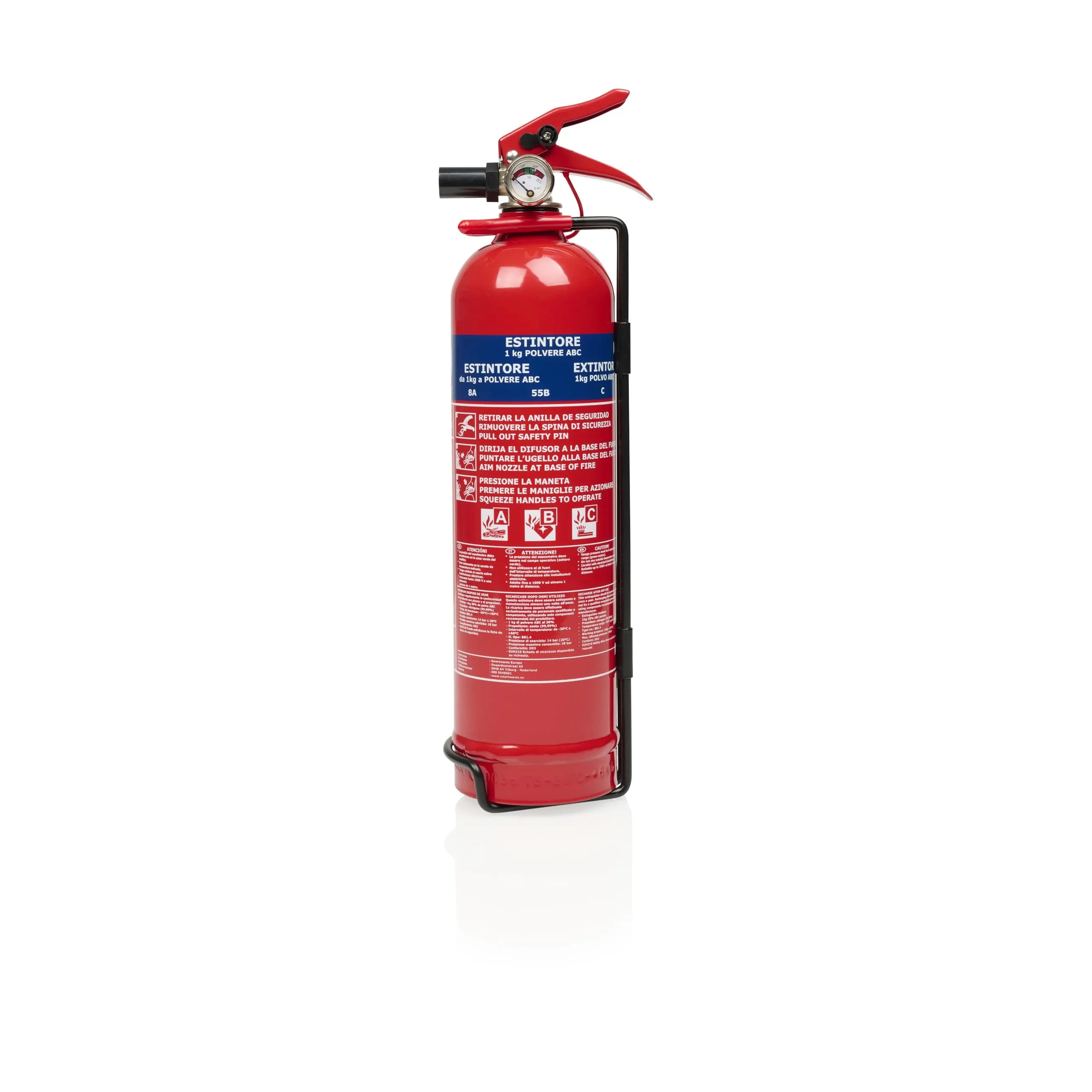 Estintore a polvere Smartwares - 1 kg - ABC