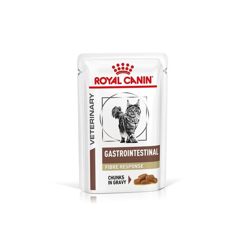 Royal Canin Veterinary Gastrointestinal Fibre Response - Confezione doppia da 24 buste da 85g