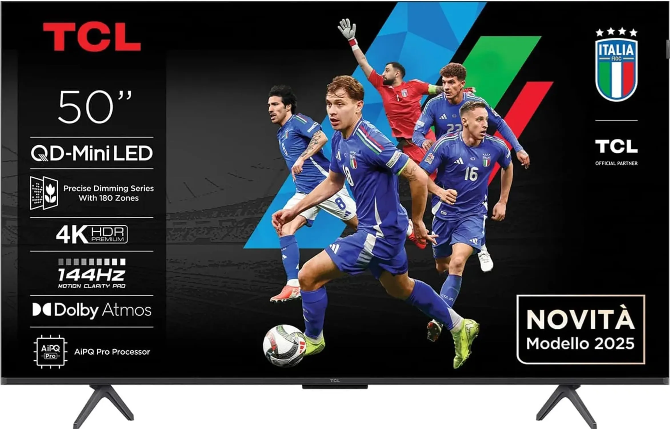 TCL 50C69K - Smart TV 4K QLED 50 Pollici