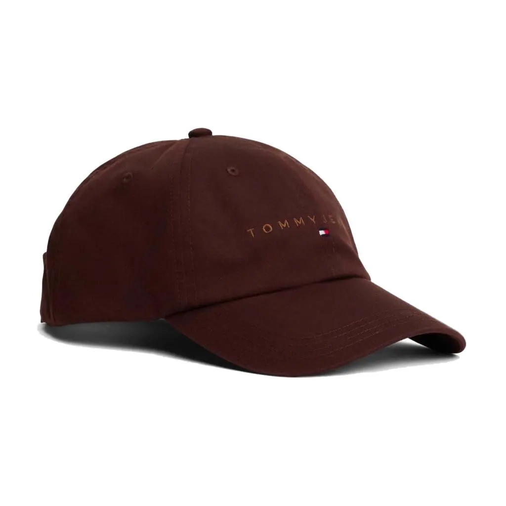 Tommy Jeans TJM Linear Logo Cap AM0AM12958 - Marrone