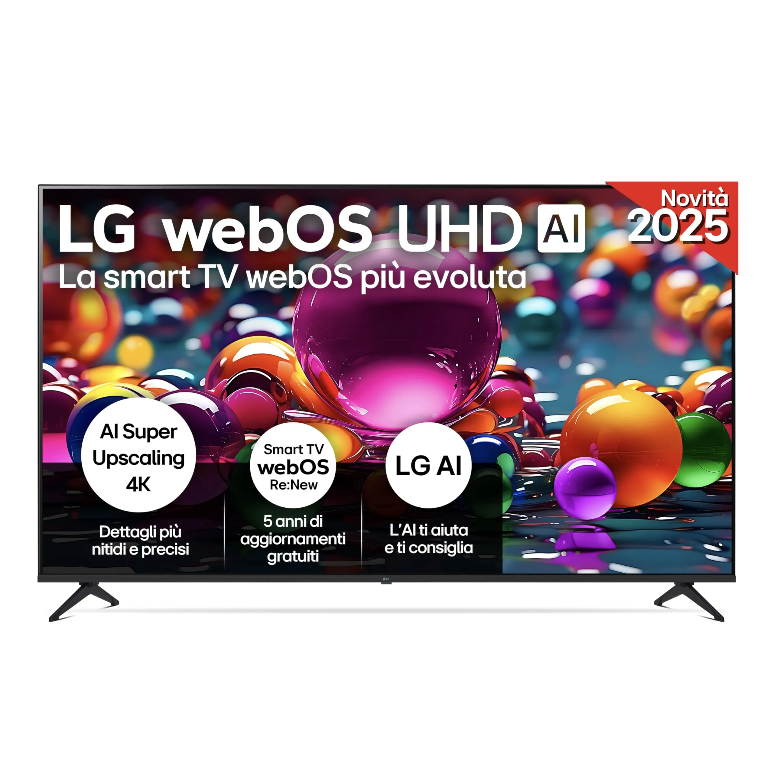 LG 86UA75006LA Smart TV 4K Ultra HD 86 pollici webOS AI UA75 2025