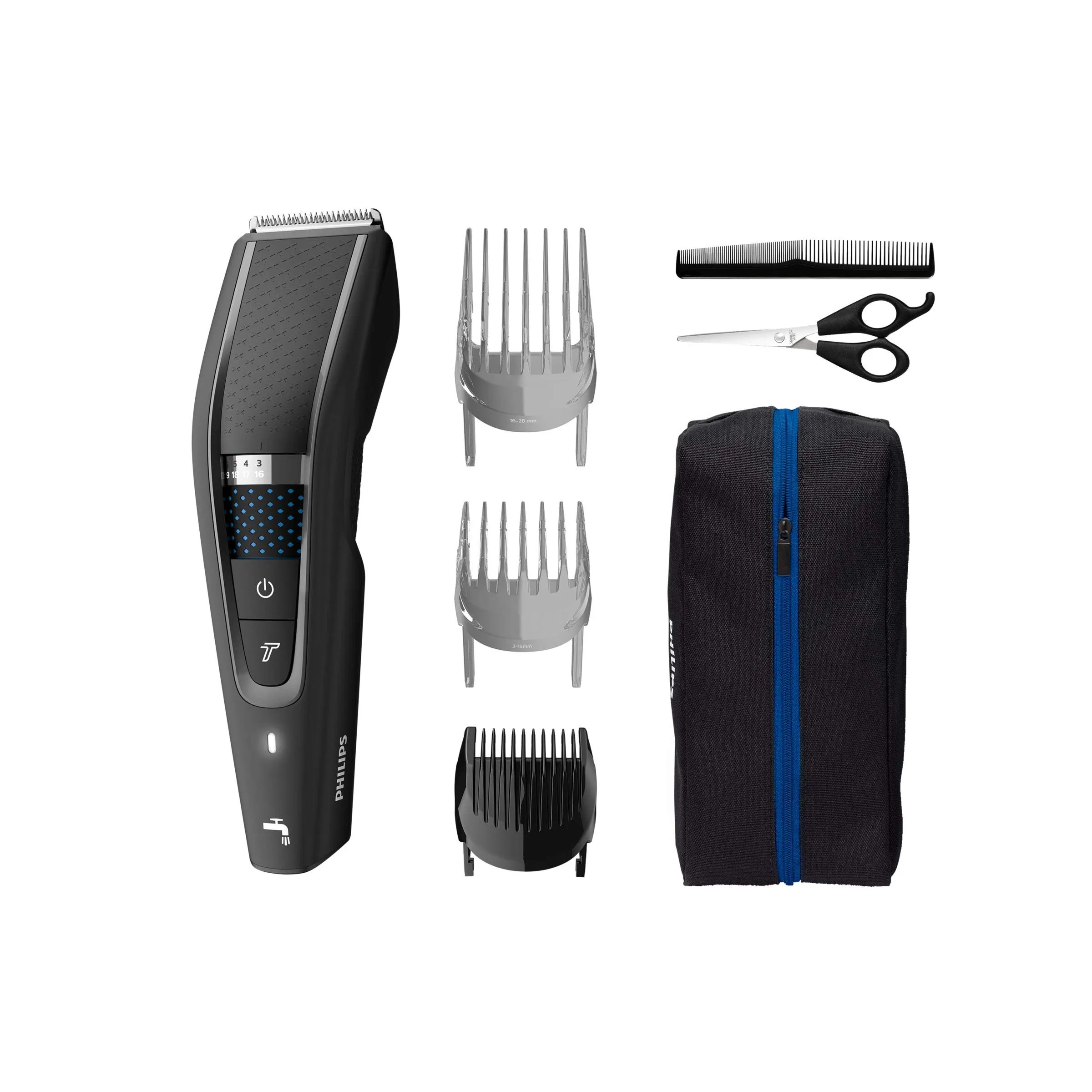 Philips Hair Clipper Serie 5000 HC5632/15 - Regolacapelli con Tecnologia Trim-n-Flow e DualCut