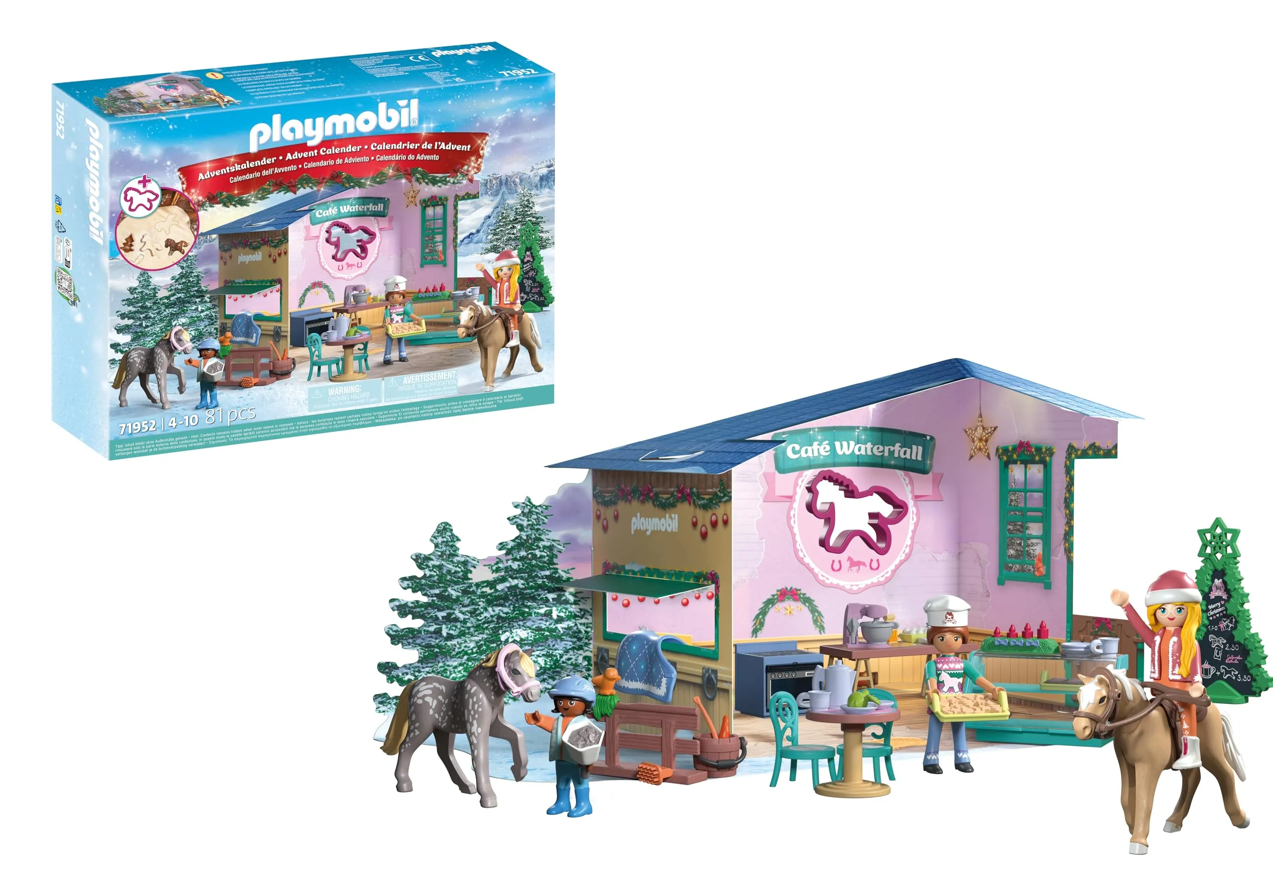 PLAYMOBIL Christmas Baking at the Riding Café - Calendario dell’Avvento Cavalli della Cascata