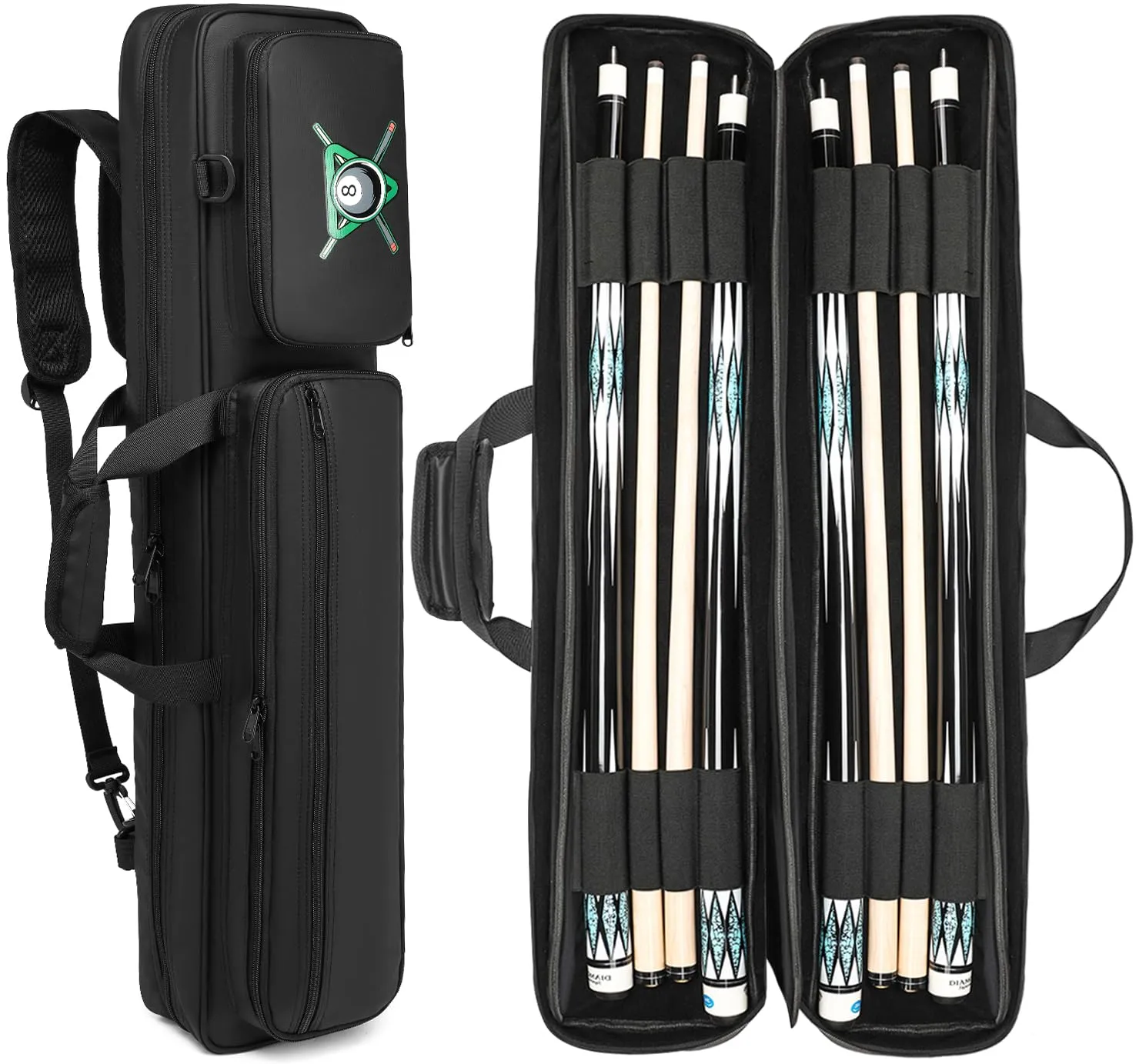 FRETHIND Borsa da Biliardo 4x4 Impermeabile e Protettiva