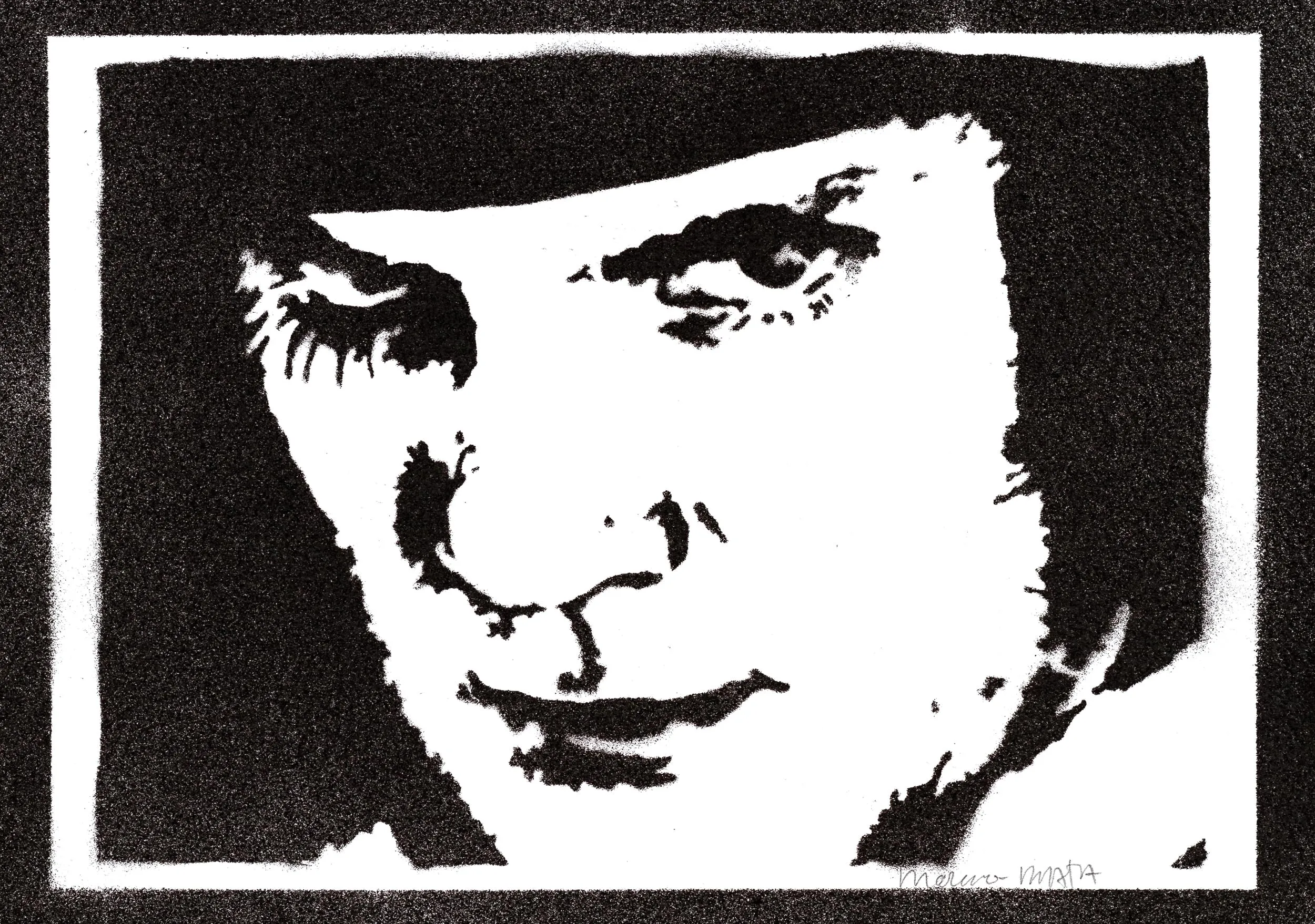 Moreno Mata - Autentici Graffiti Fatti a Mano "Arancia Meccanica" - Poster Film Alex - Quadri Moderni Soggiorno - Decorazione Parete - Regalo Uomo e Donna