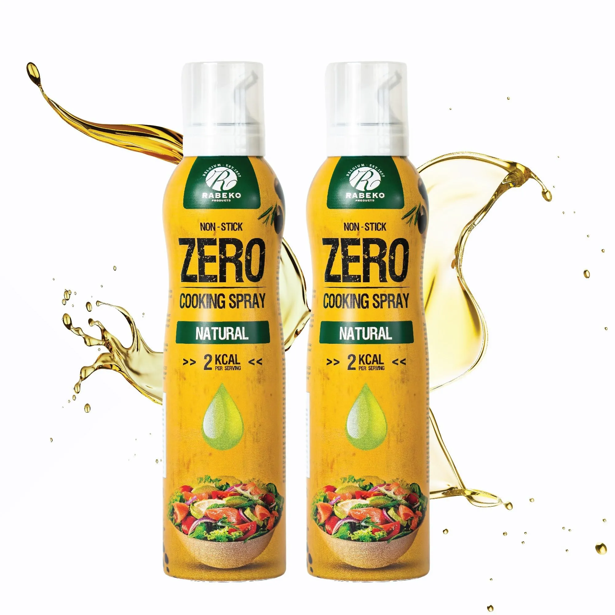 Rabeko Zero Spray da Cucina alle Erbe Italiane - 2x200ml