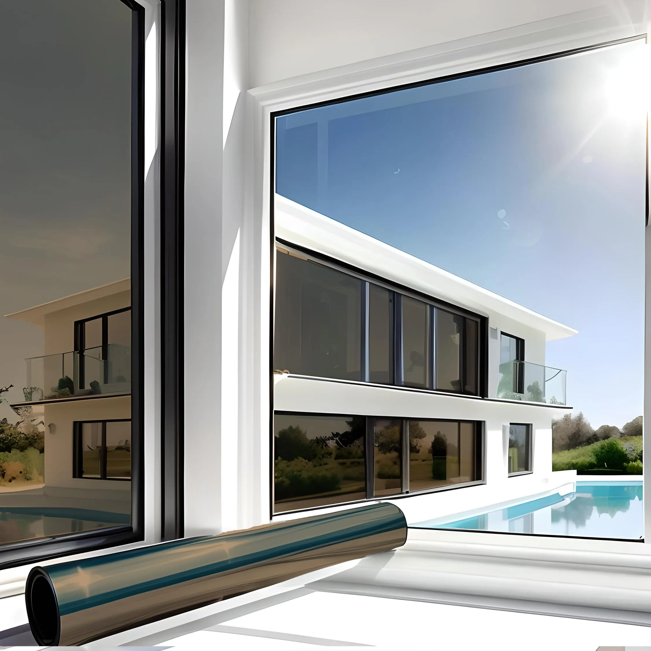 MARAPON® Pellicola per Vetri Finestre a Specchio 90x200 cm