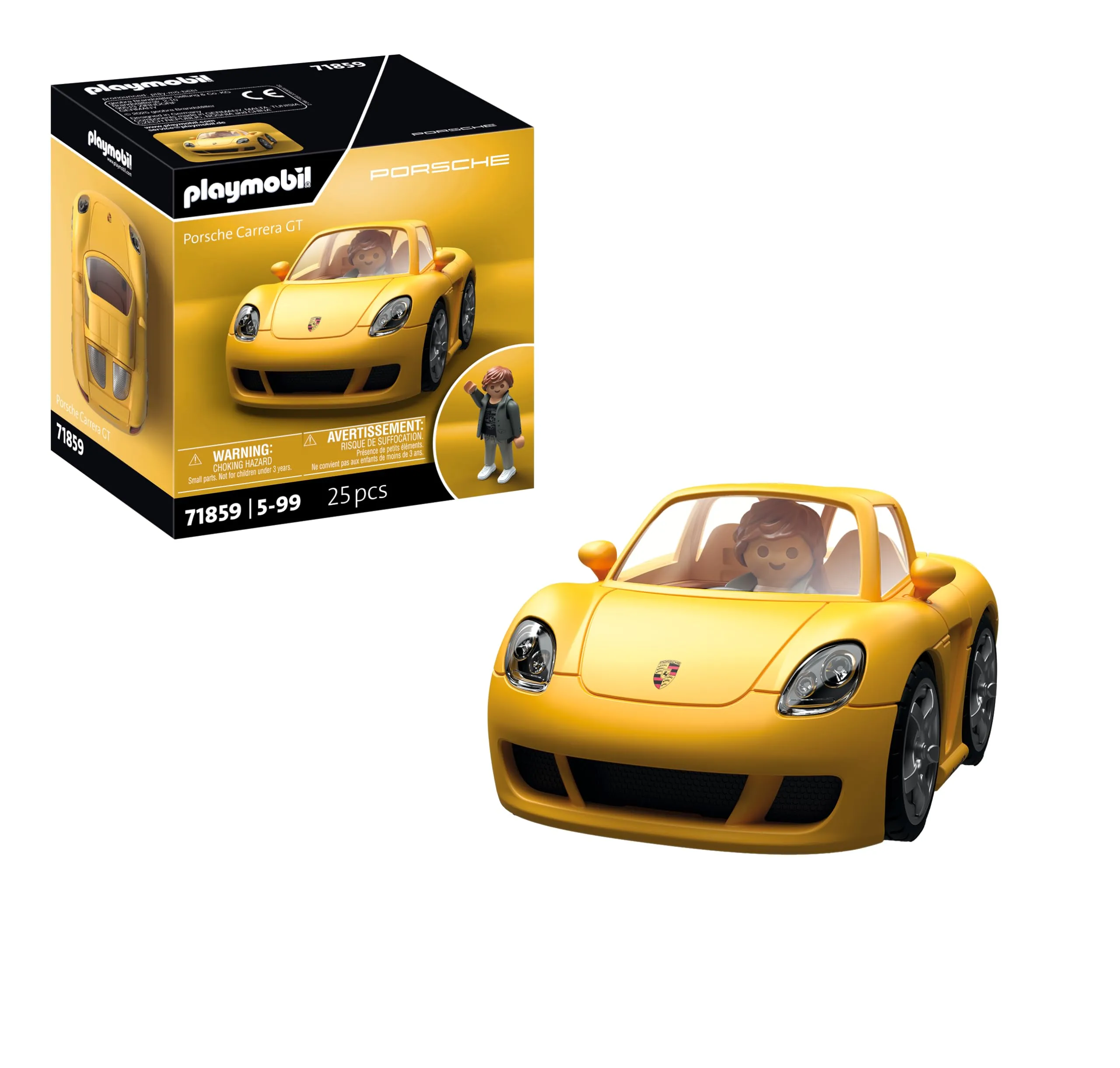 PLAYMOBIL Porsche Carrera GT: Set da Gioco per Appassionati di Auto Sportive