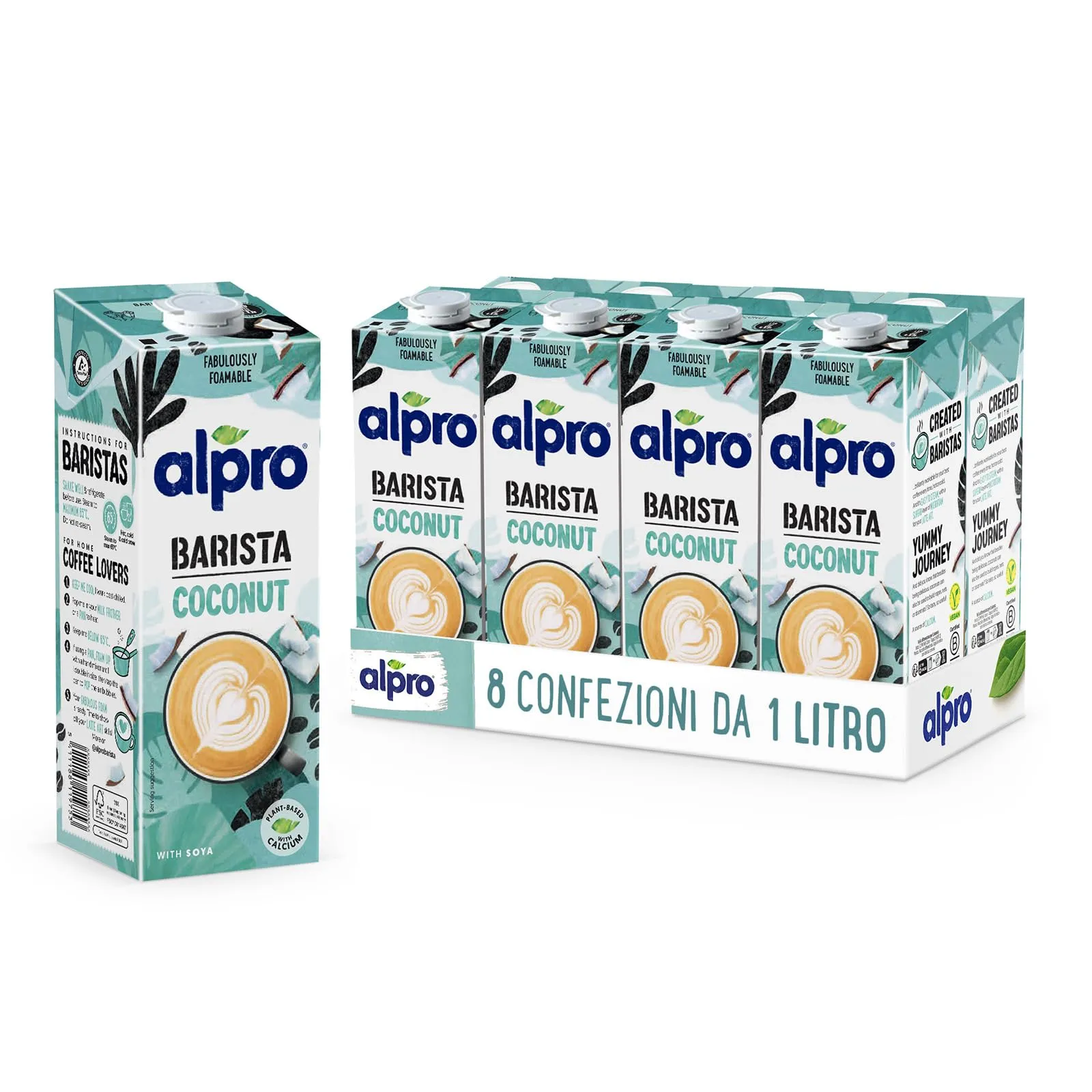 Alpro Barista Coconut: Bevanda al Cocco Professionale per il Tuo Bar