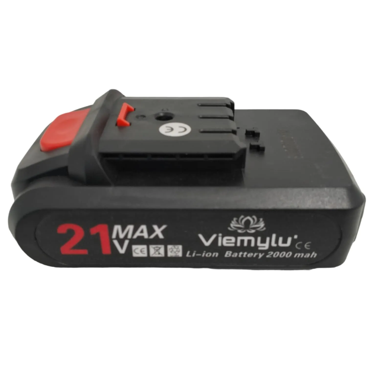 Viemylu Batteria 21V 2.0Ah con Attacco a Slitta