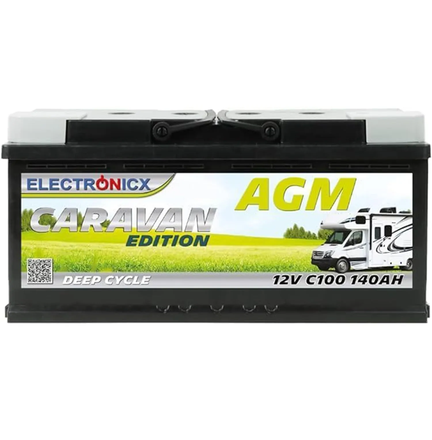 Batteria AGM Electronicx Caravan 12V 140Ah