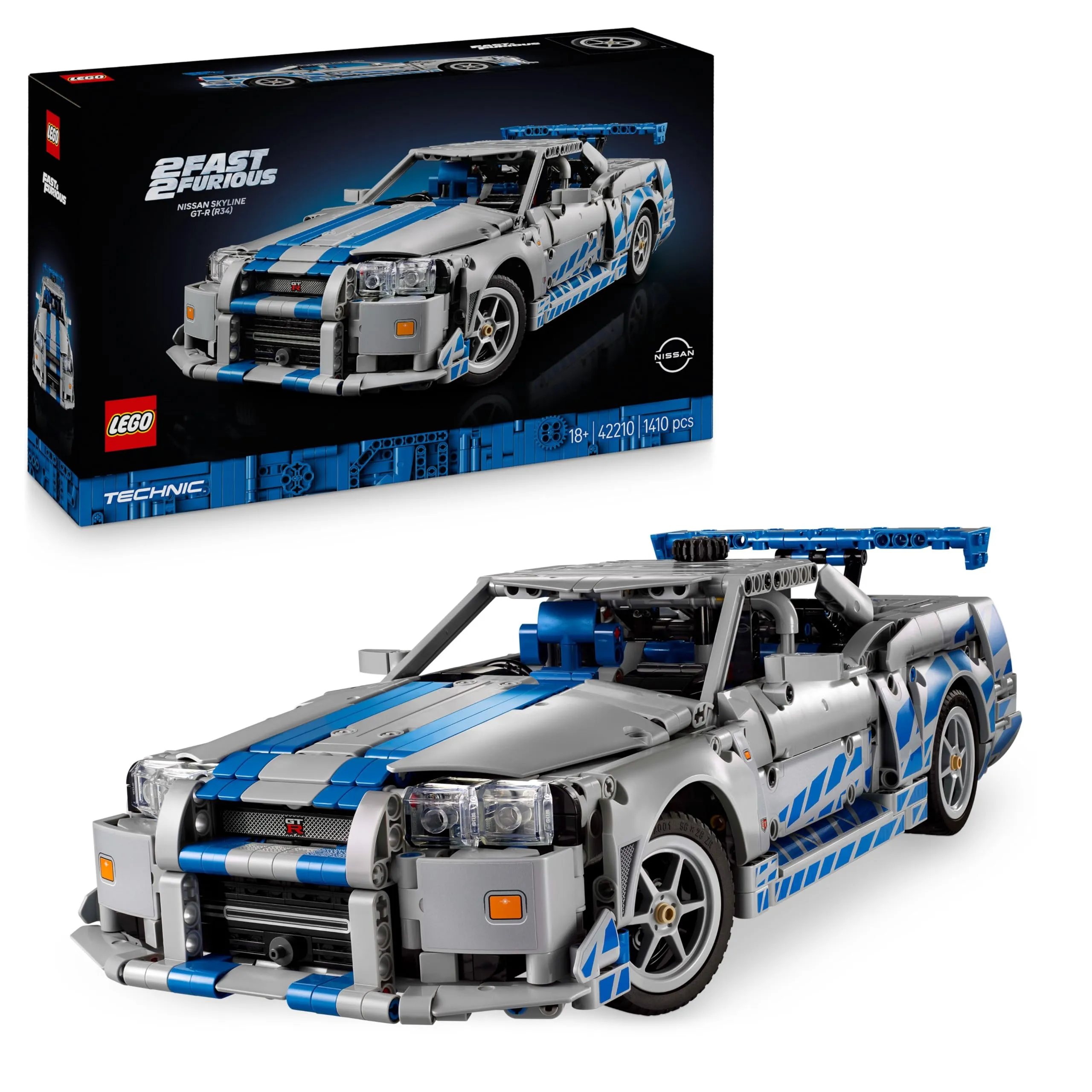 LEGO Technic Auto Nissan Skyline GT-R (R34) 2 Fast 2 Furious 42170