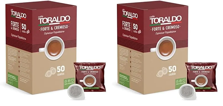 Caffè Toraldo - Miscela Forte & Cremoso - Box da 50 cialde ESE44